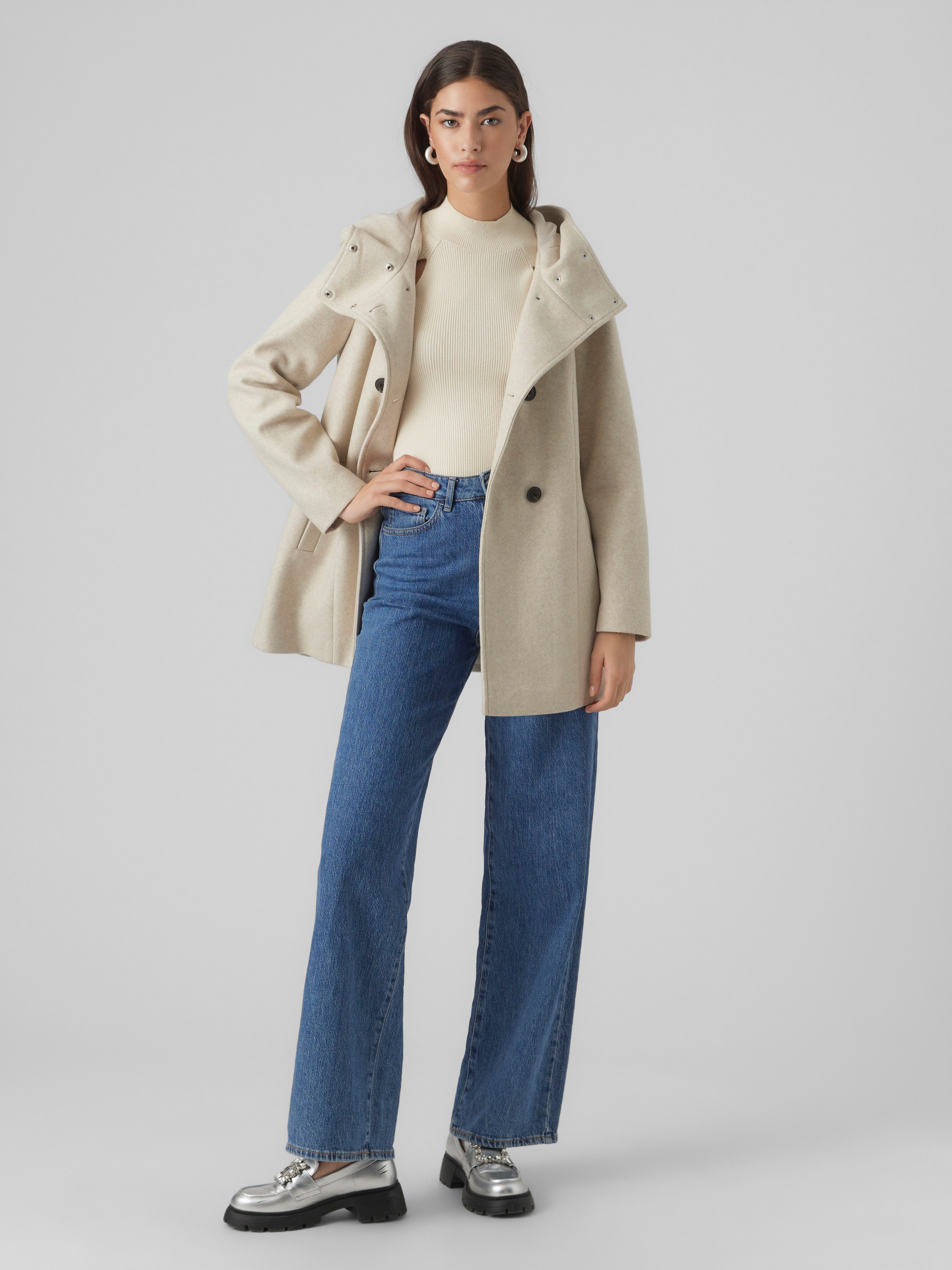 Vero Moda Lang jack VMFORTUNESHILA JACKET GA NOOS