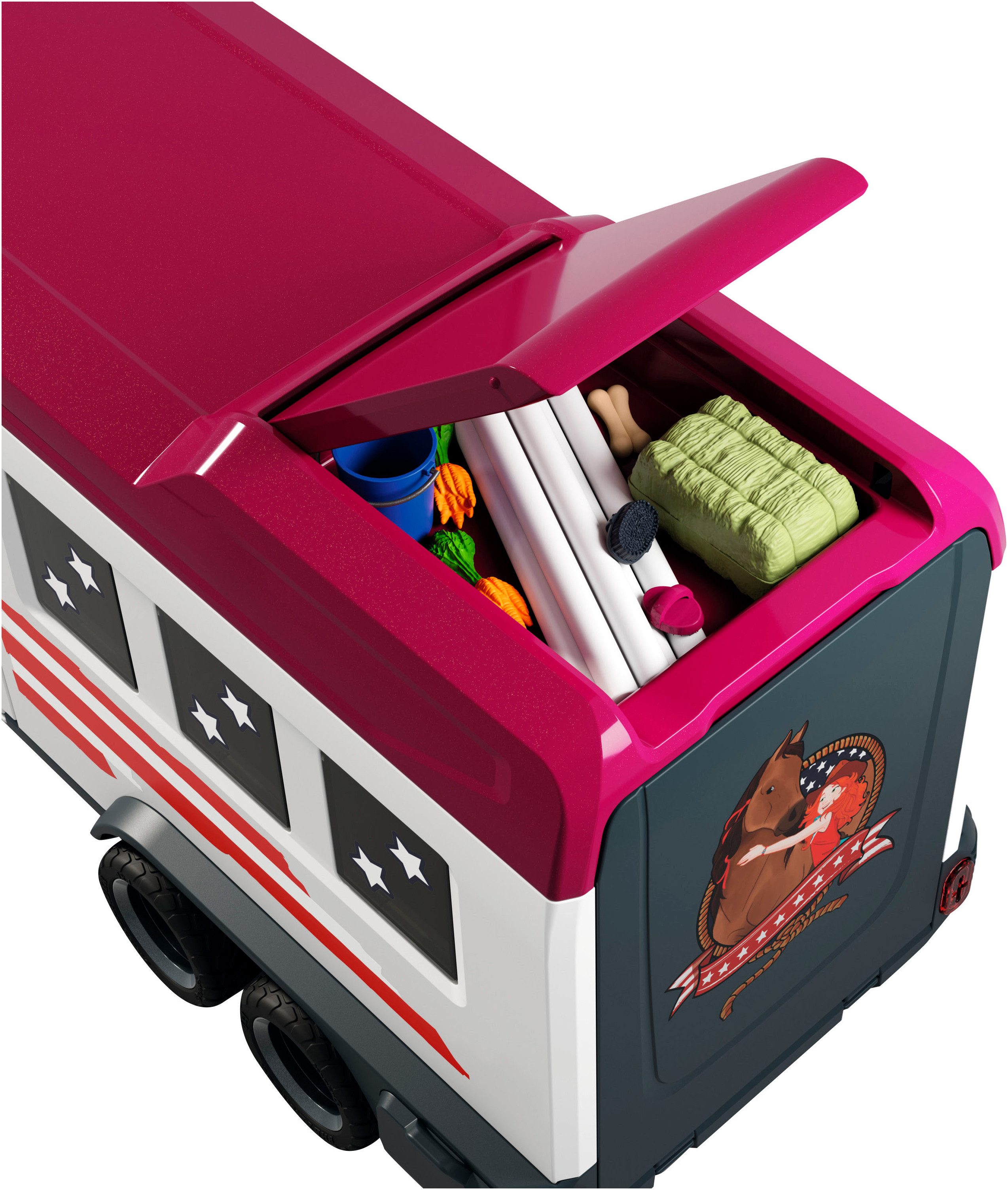 Schleich® Speelfiguur HORSE CLUB, Lakeside Truck mit Anhänger (42705)