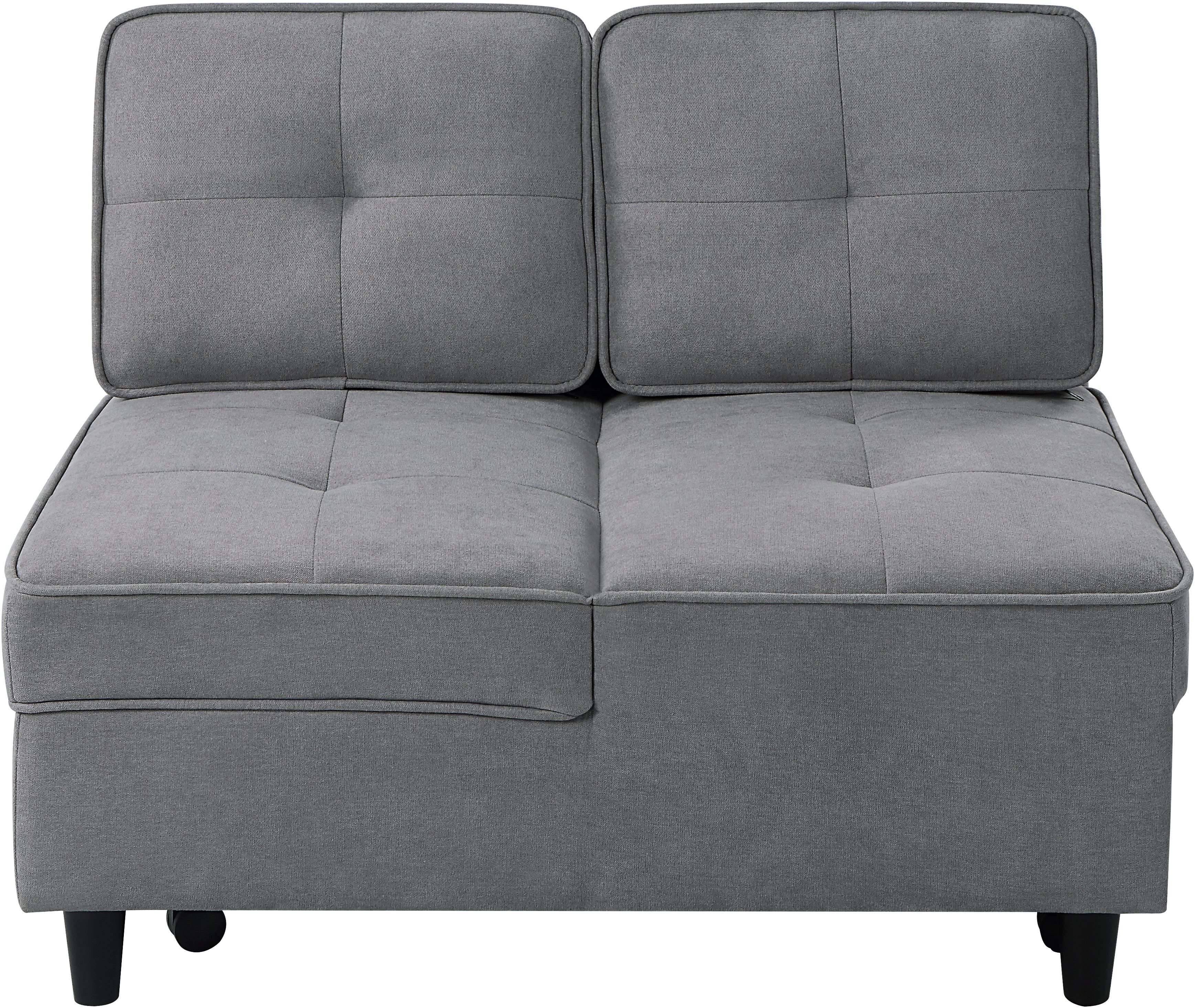 ATLANTIC home collection Slaapbank Freddy te veranderen in een loungestoel, relaxfauteuil en logeerbed, incl. kussen