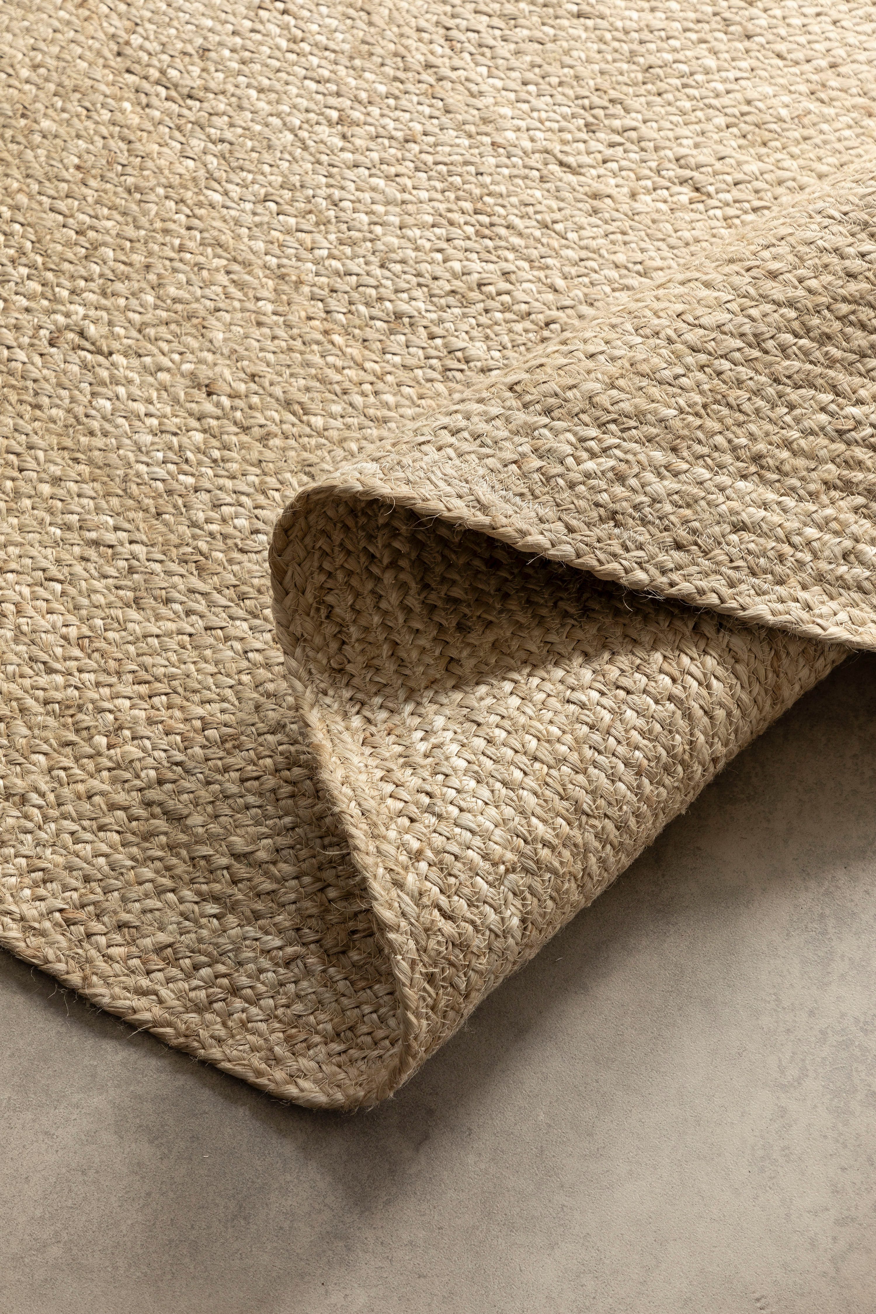 HANSE Home Vloerkleed Rangpur jute tapijt Handgeweven, 100% jute, natuurlijk, woonkamer, hal, boho, scandi