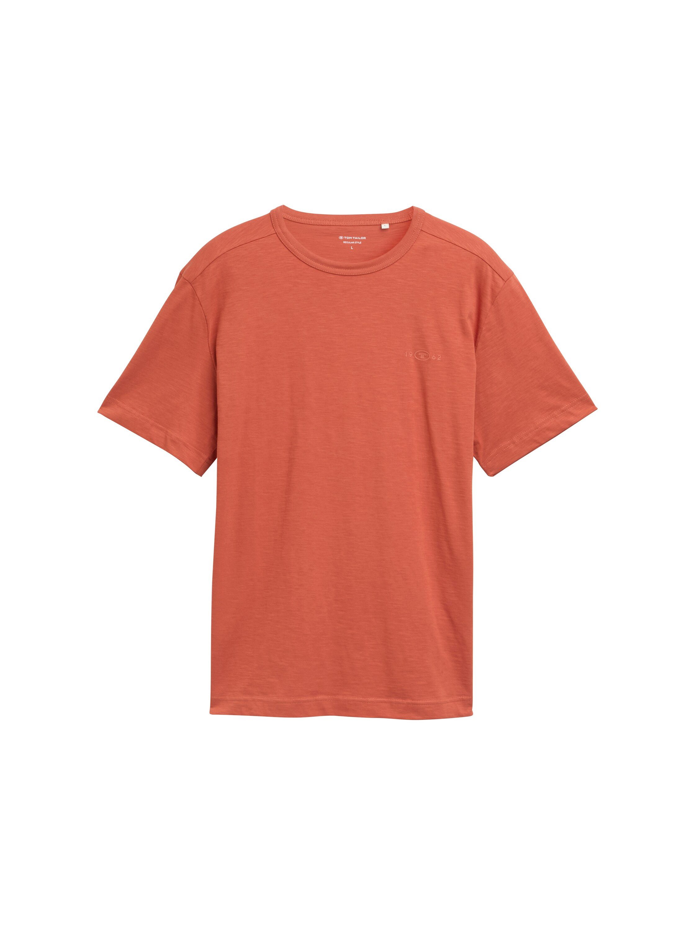 Tom Tailor T-shirt met geborduurd logo