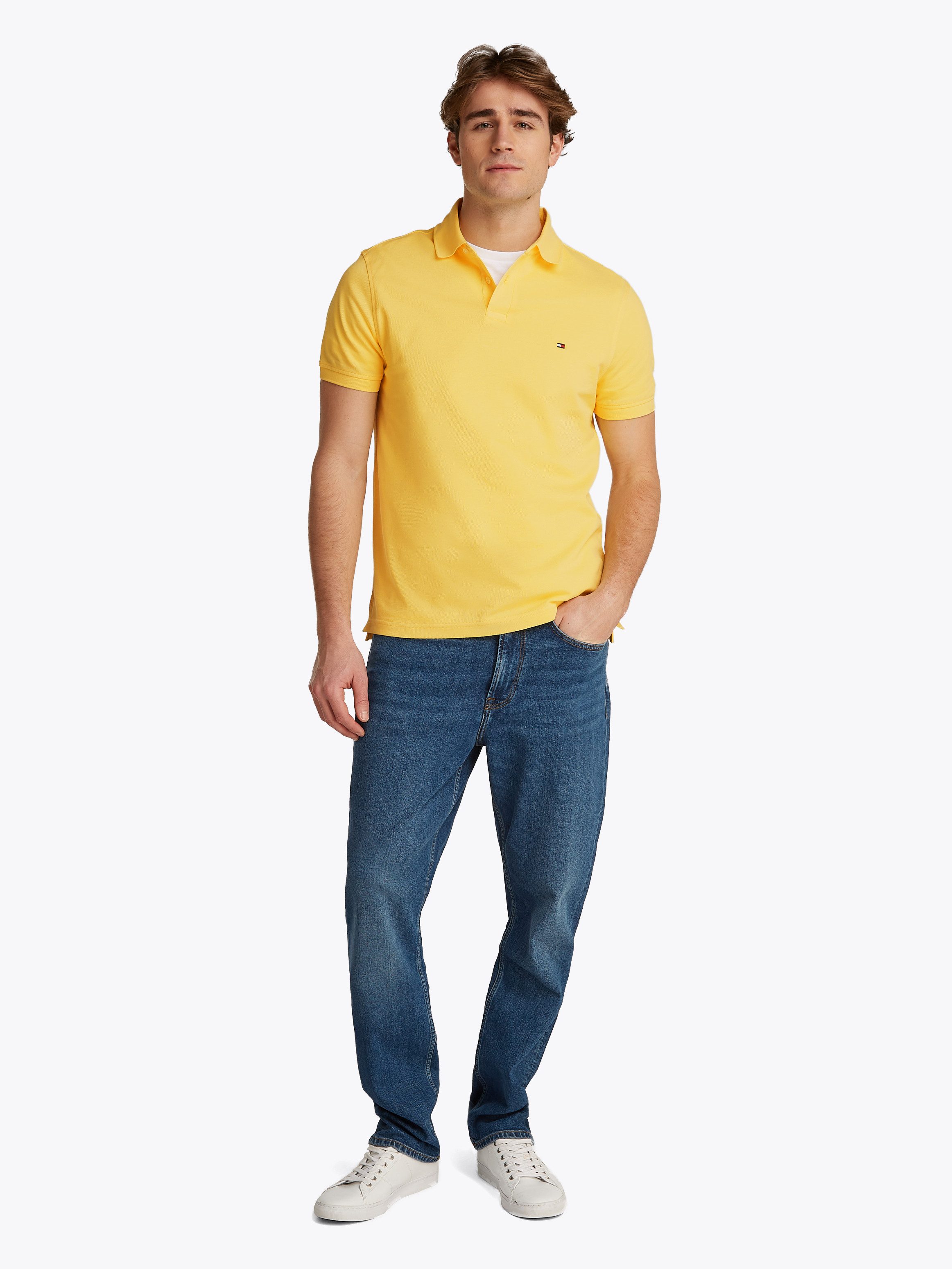 Tommy Hilfiger Poloshirt 1985 REGULAR POLO van hoogwaardige katoen-piqué-kwaliteit