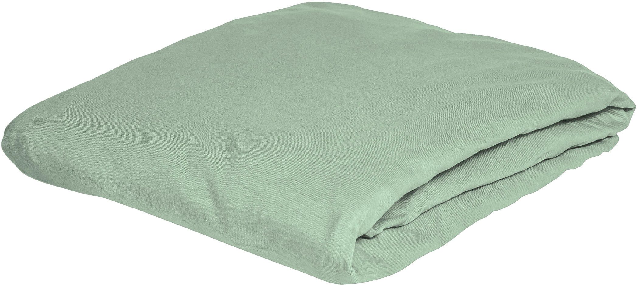 BIERBAUM Hoeslaken Biber, knuffelig warm in de winter 100% katoen, onderhoudsvriendelijk, voor matrassen tot 20 cm hoogte (1 stuk)