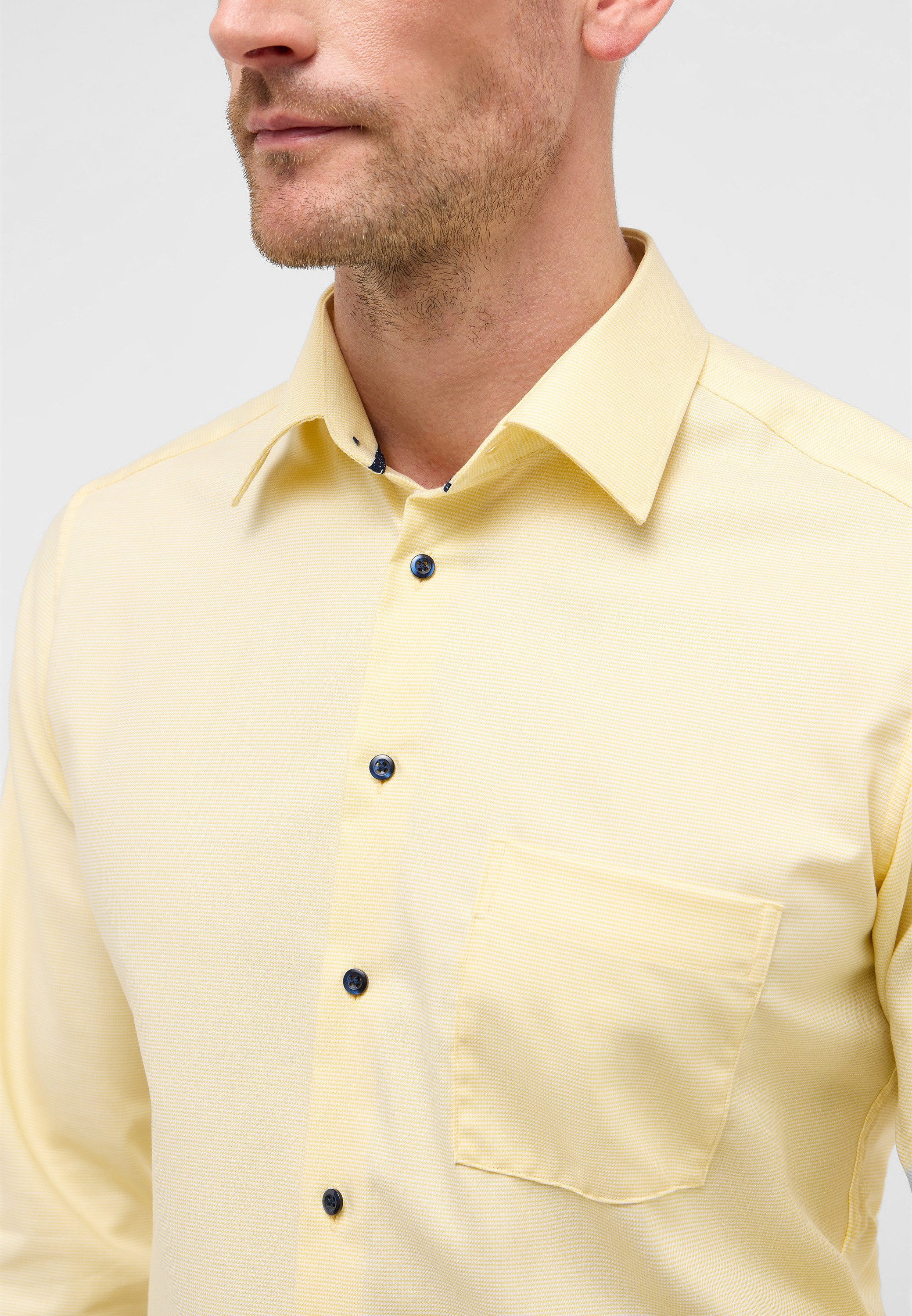 Eterna Overhemd met lange mouwen MODERN FIT NON IRON (strijkvrij)