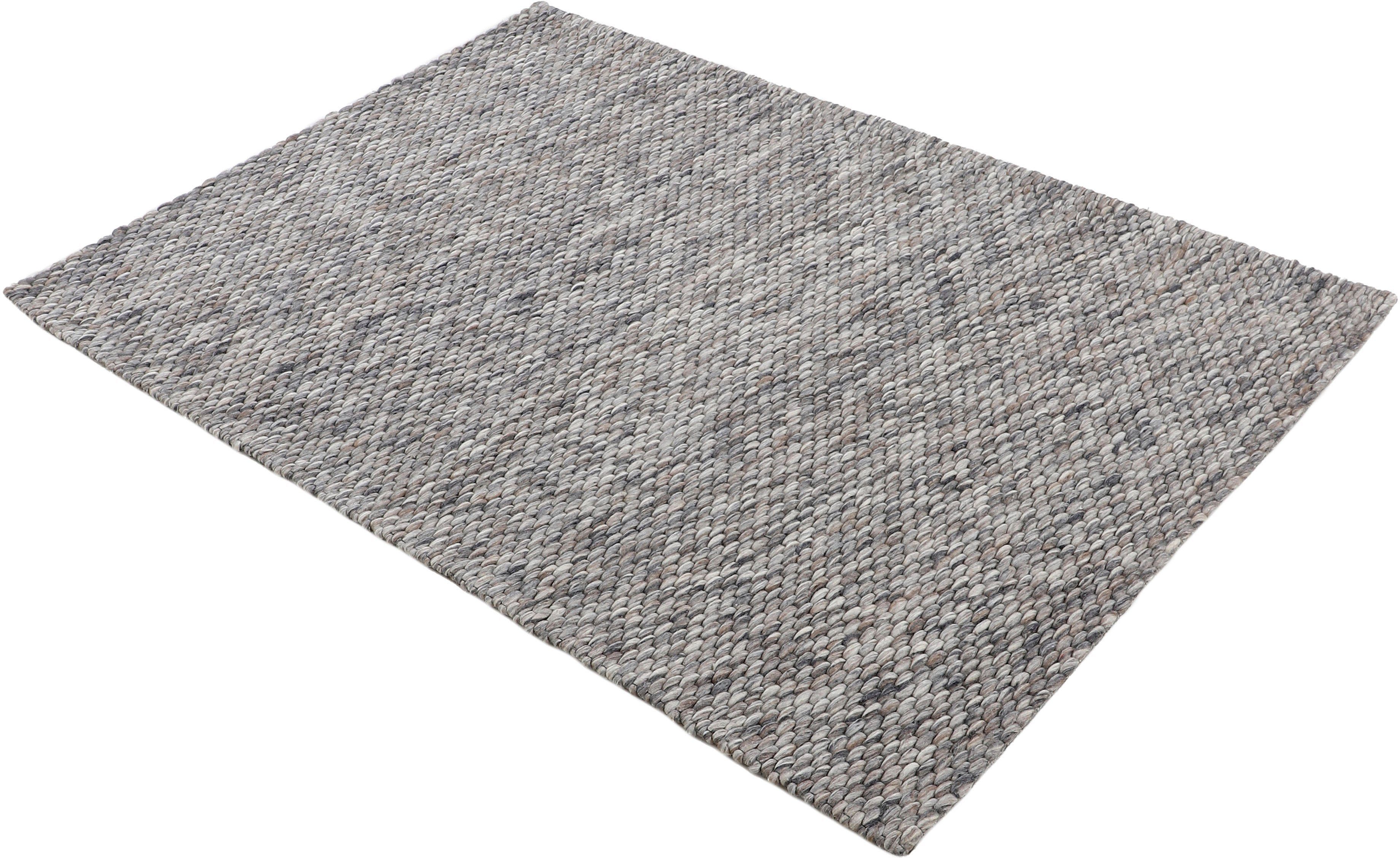 carpetfine Wollen kleed Sina Handgeweven tapijt, 100% wol, gemêleerd, handgeweven, zacht & knuffelig