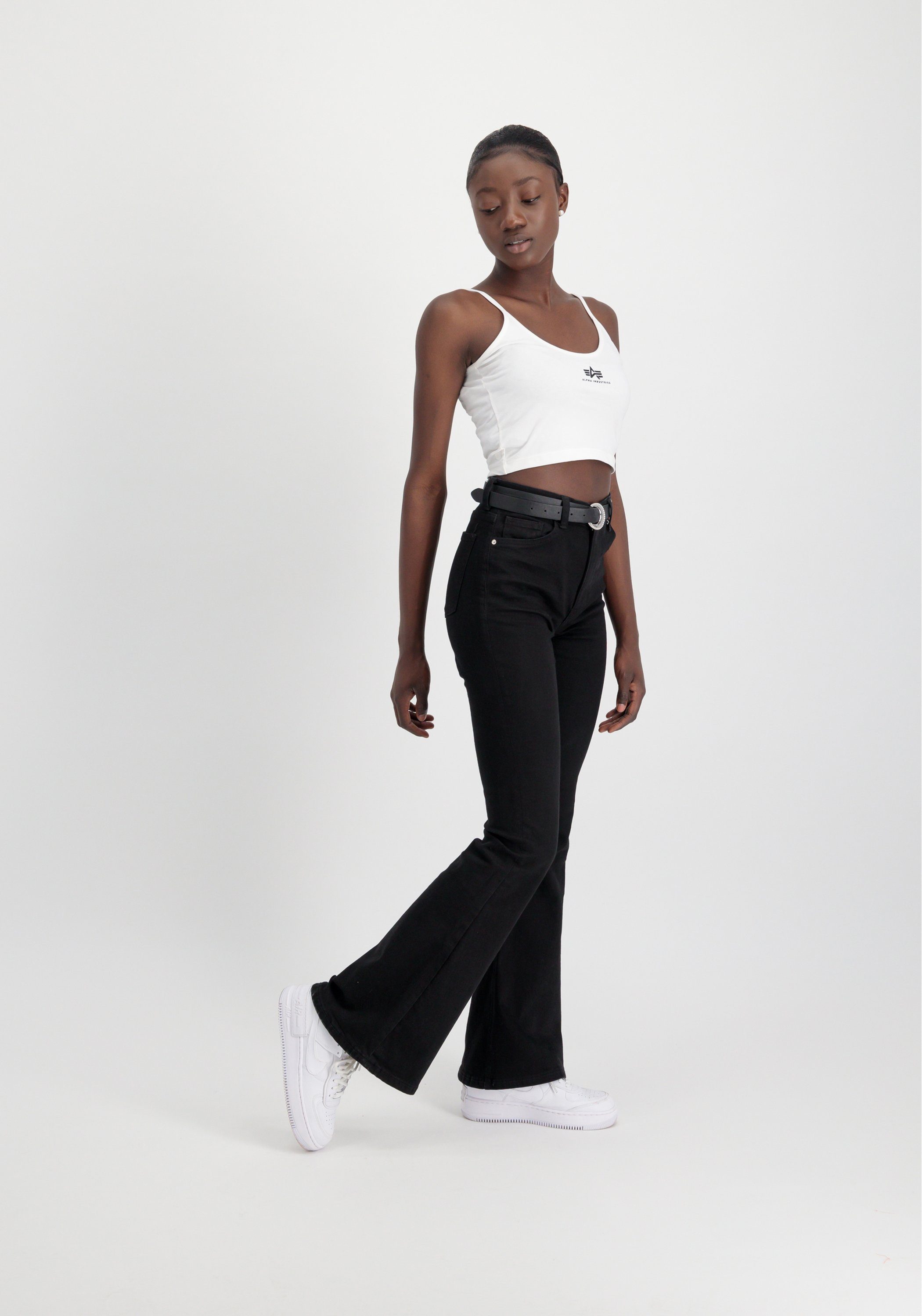 Alpha Industries Muscle-shirt Alpha Industries Women - Tanks Basic Crop-Top SL Women