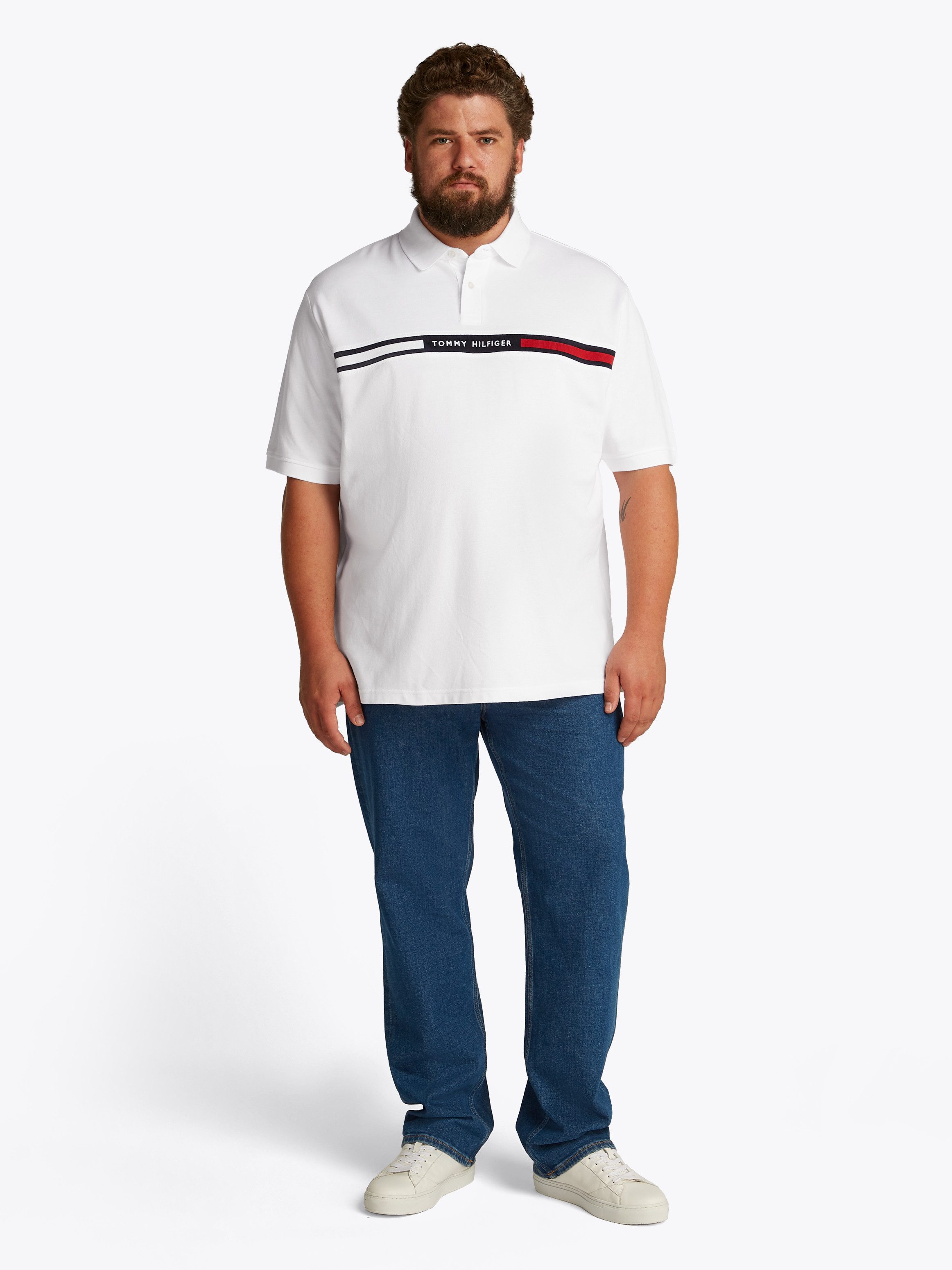 Tommy Hilfiger Poloshirt BT-HILFIGER CHEST INSERT REG -B