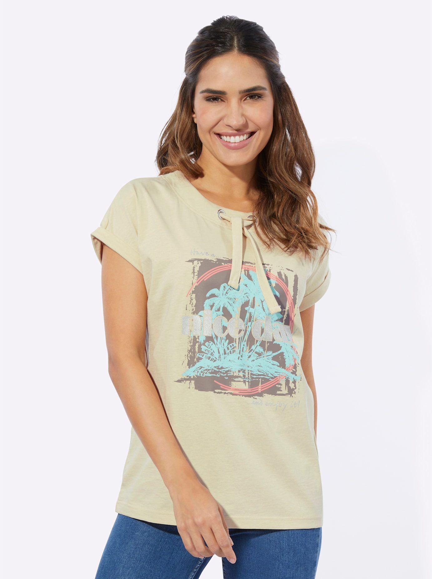 Classic Basics Shirt met ronde hals Shirt met korte mouwen (1-delig)