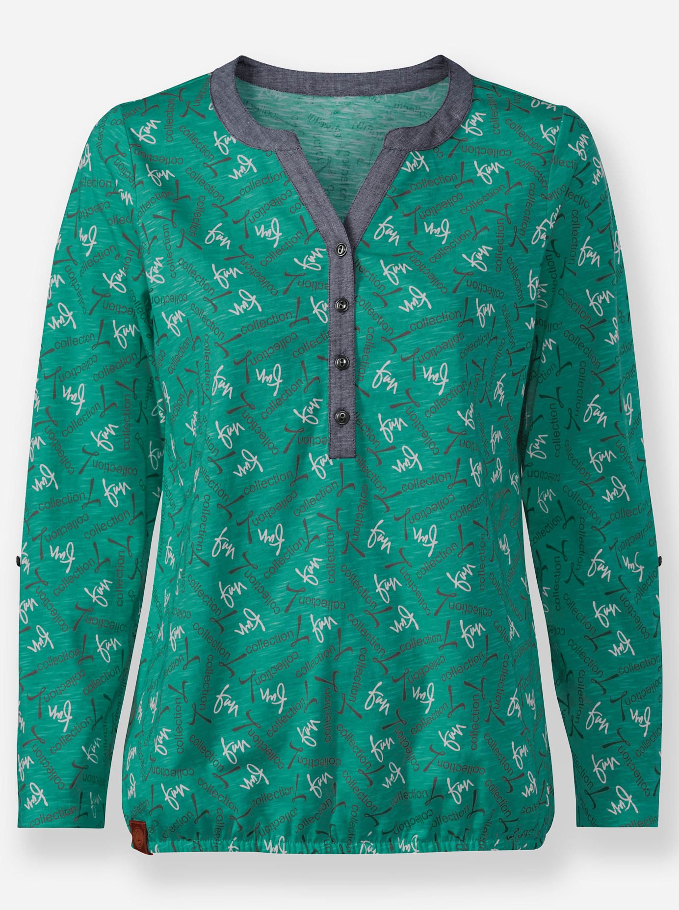 Casual Looks Shirt met lange mouwen Shirt (1-delig)