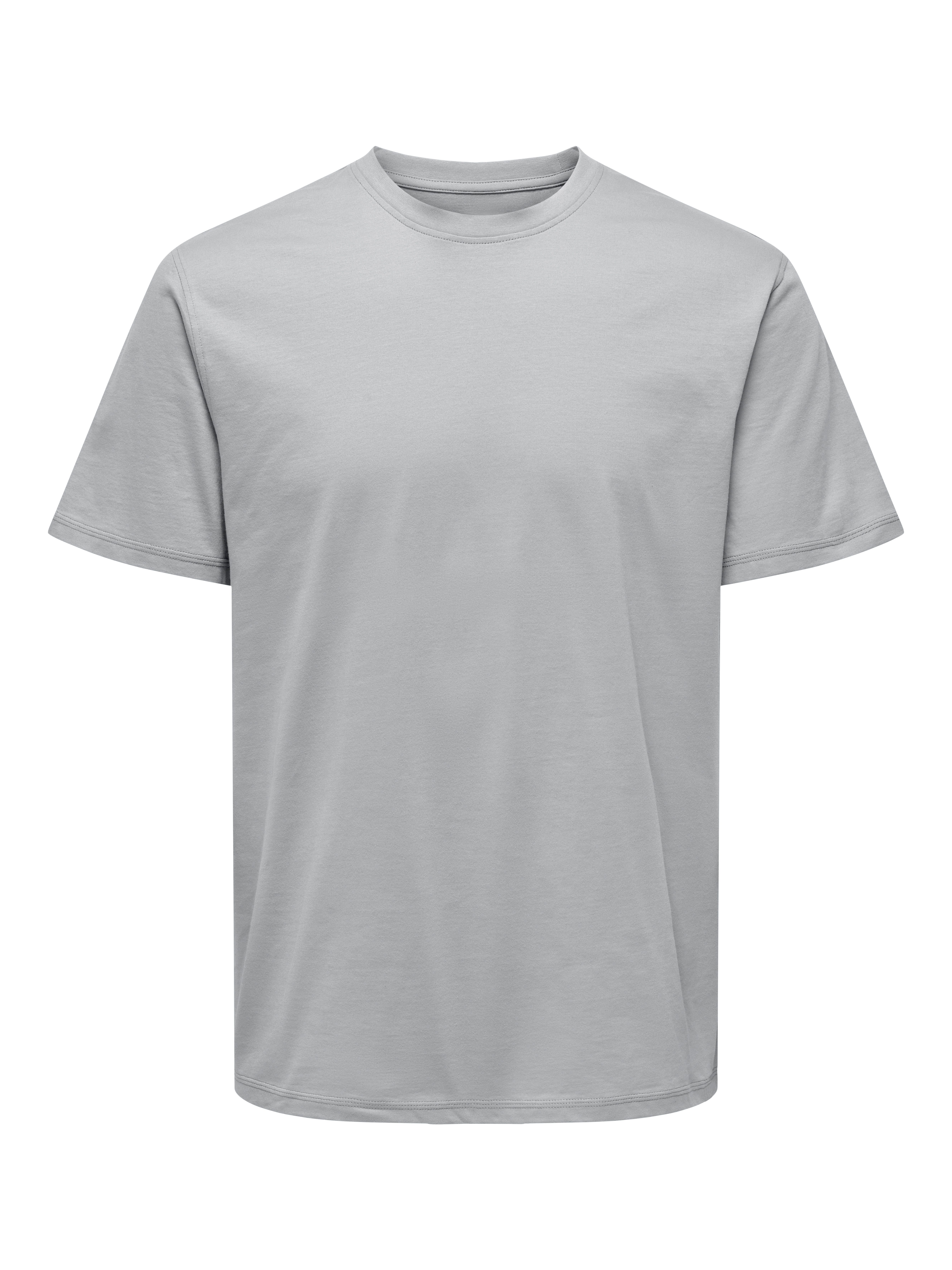 ONLY & SONS Shirt met ronde hals ONSMAX LIFE REG SS STITCH TEE