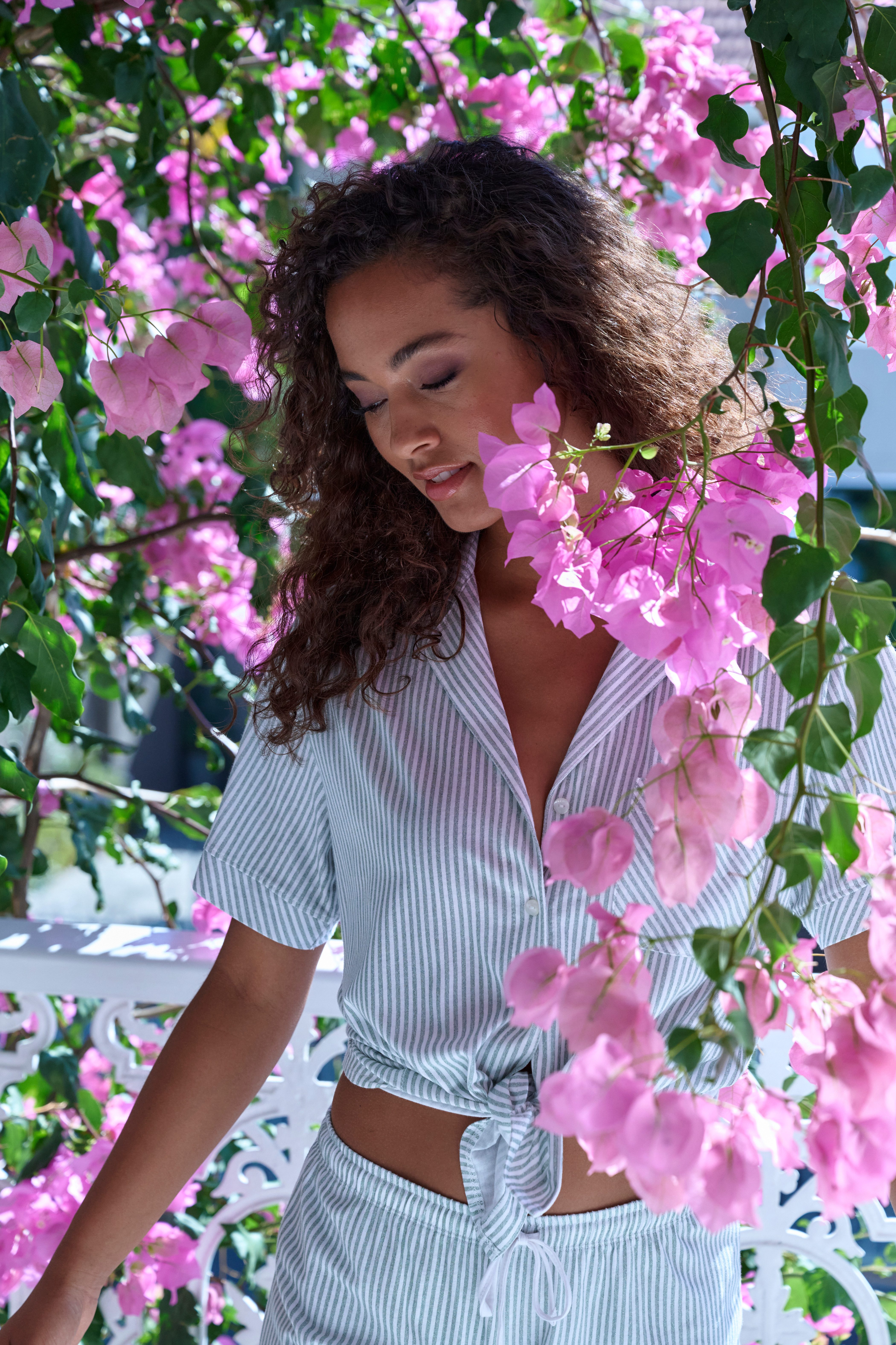 s.Oliver RED LABEL Beachwear Pyjamashort met contrasterend paspel