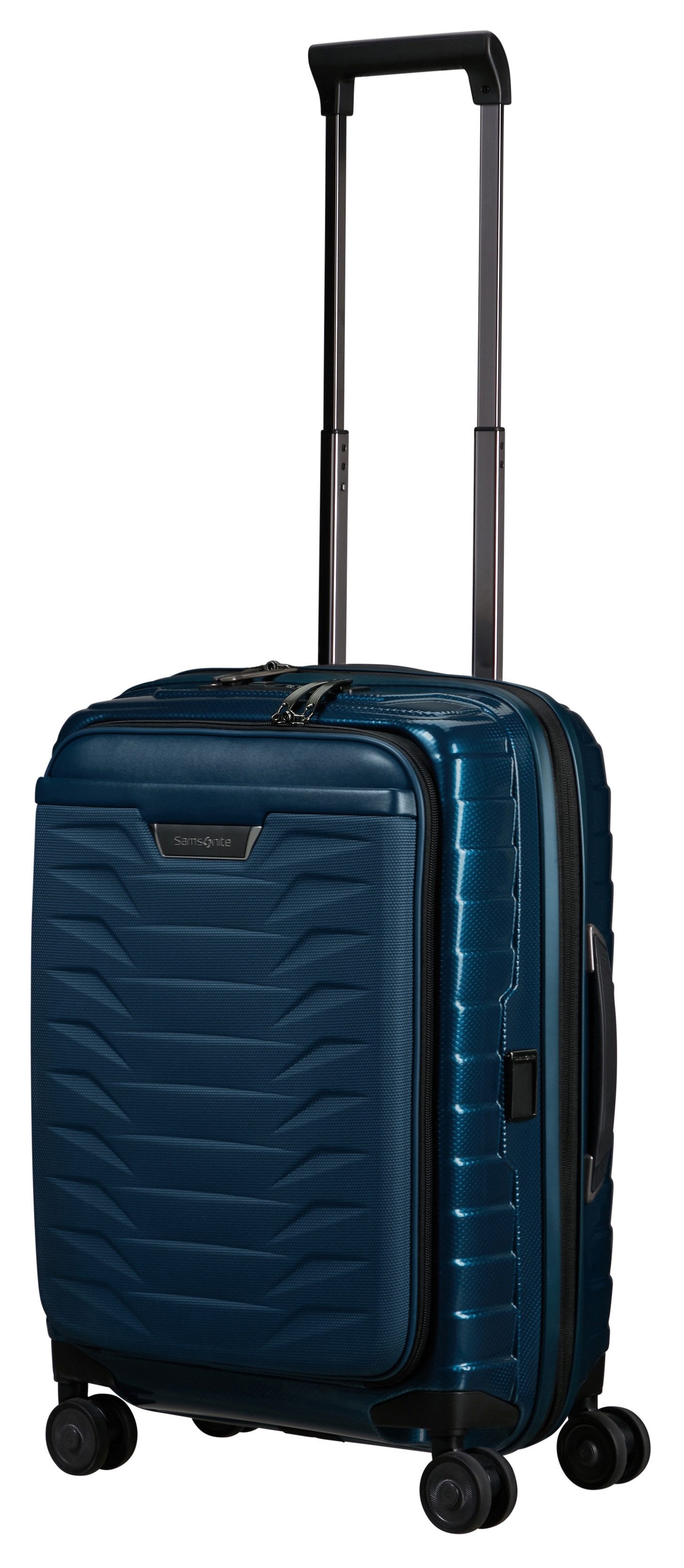 Samsonite Hardshell-trolley PROXIS 55 EXP easy access Handbagage harde koffer volumevergroting laptopvak