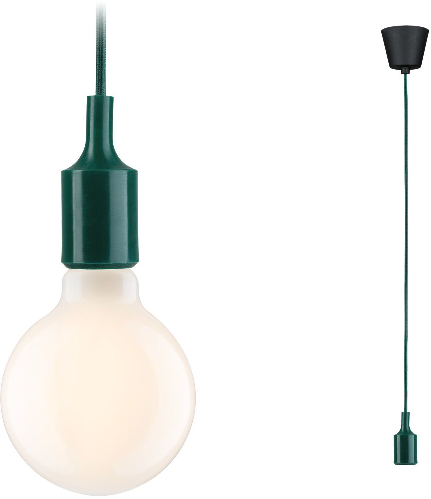 Paulmann Hanglamp Ketil E27, max. 1x60W E27, 230V, stof/siliconen (1 stuk)