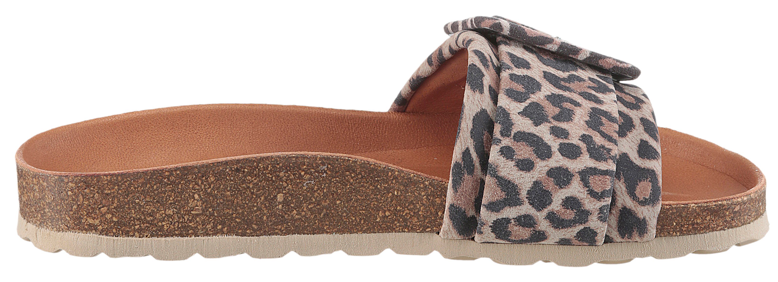 VERBENAS Slippers Reiko Leopardo Grande zomerschoen, slippers geschikt voor strand- en zwemuitstapjes