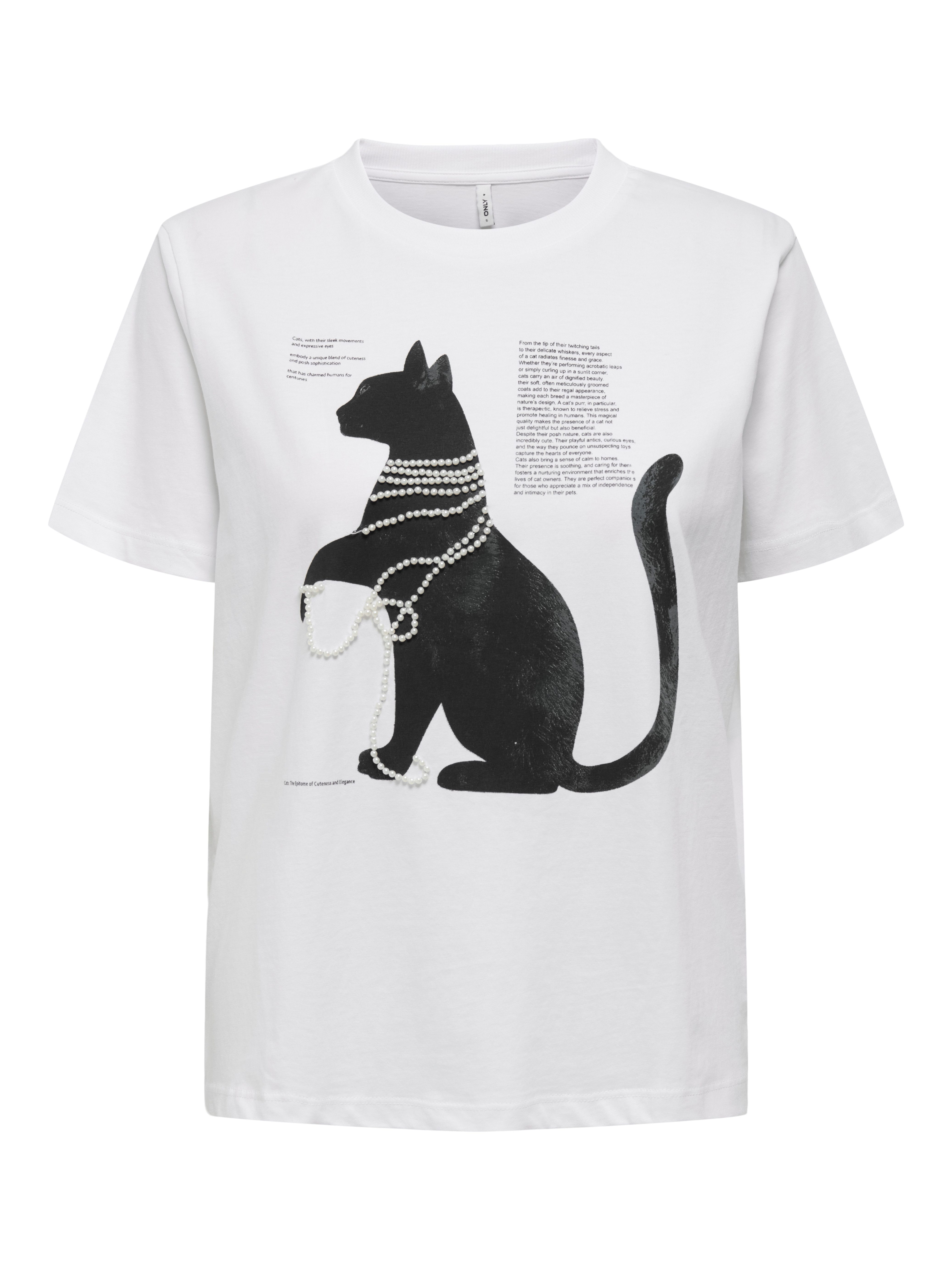 Only Shirt met korte mouwen ONLDONNA LIFE S/S COOL TOP BOX JRS