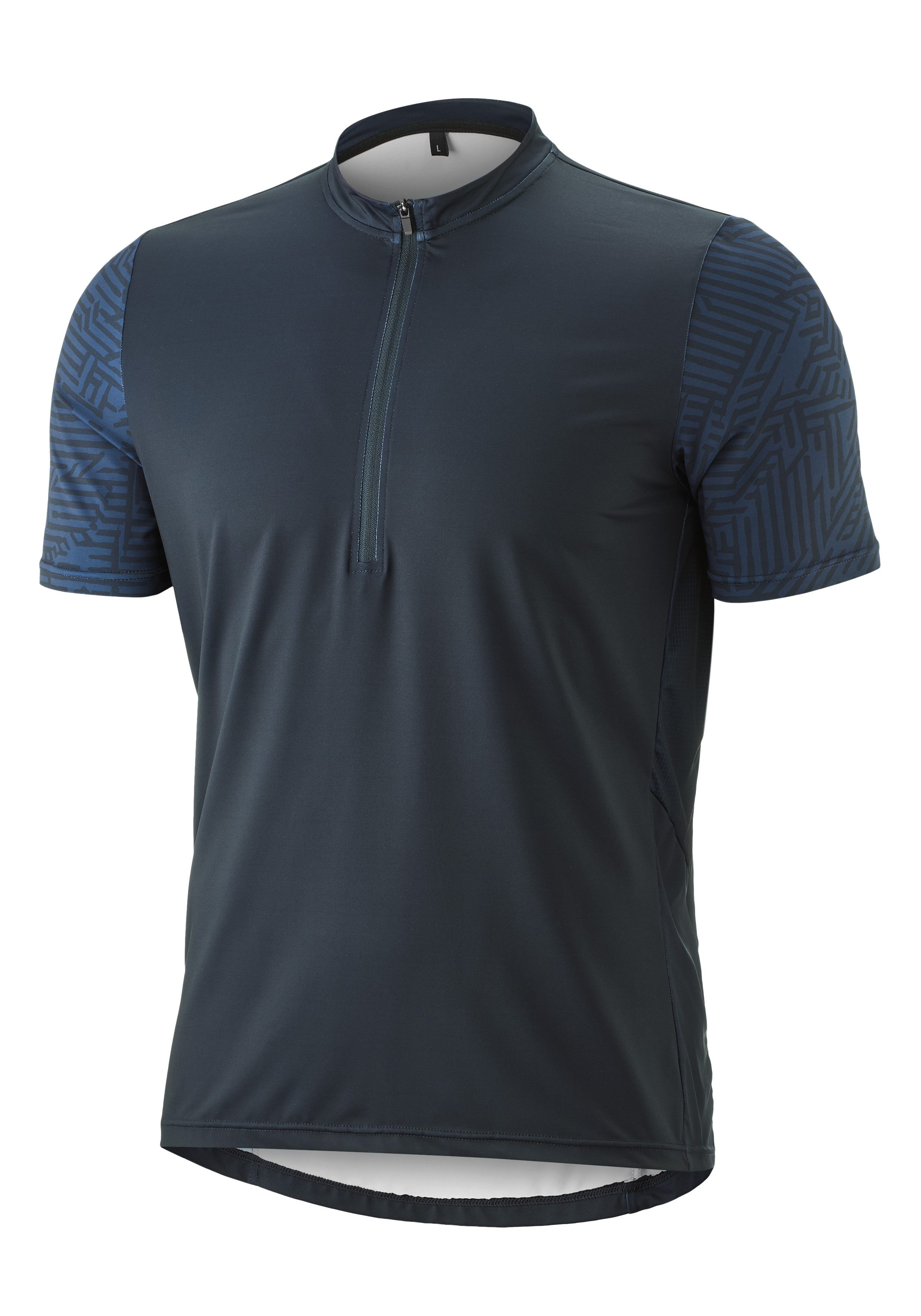 Gonso Fietsshirt Adventure Jersey Halfzip M Heren fiets trui korte mouwen, rugzak met rits, quick-dry, slim fit