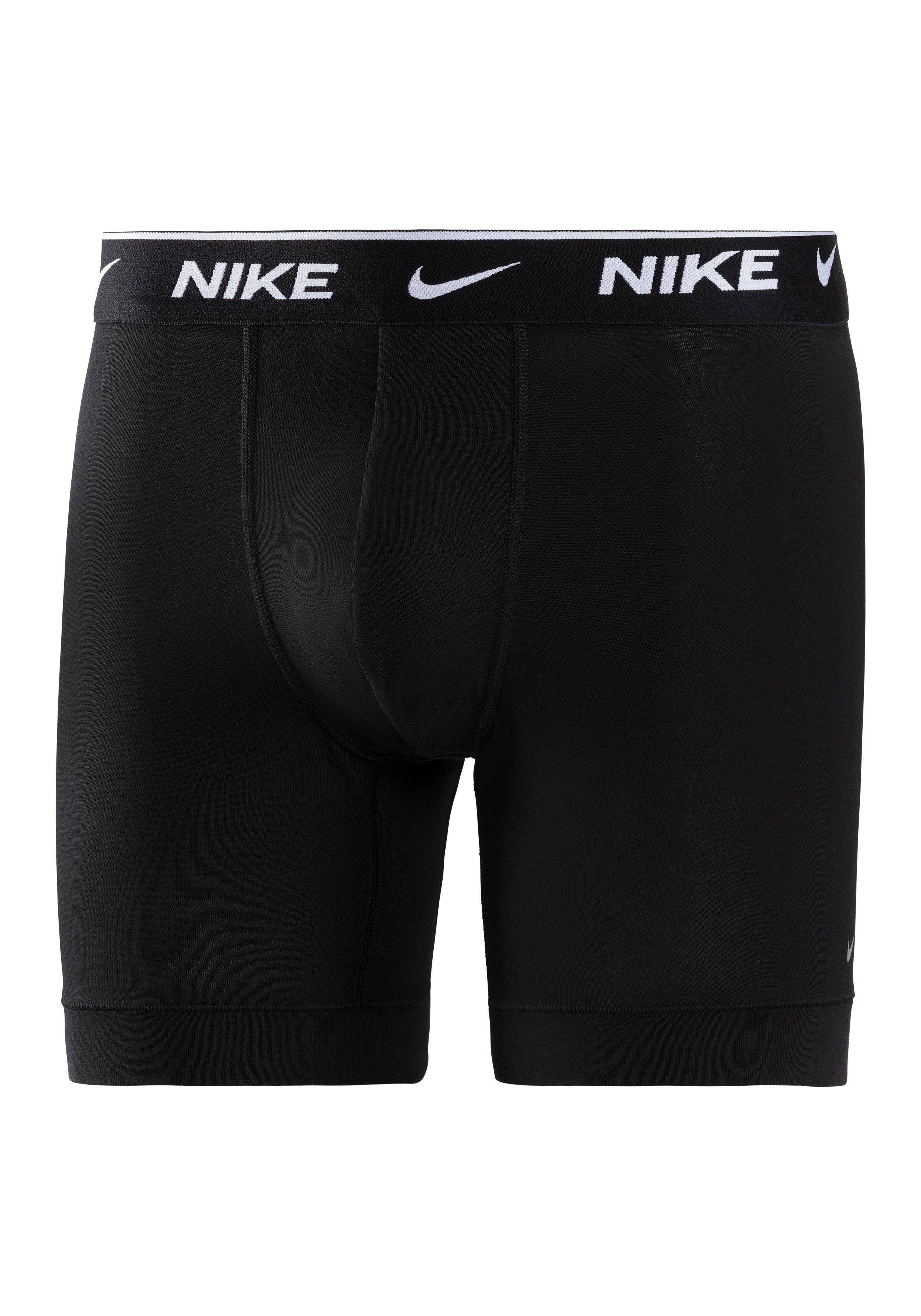 NIKE Underwear Boxershort met bijzonder lange pijpen en nike logo-elastiek (3 stuks)