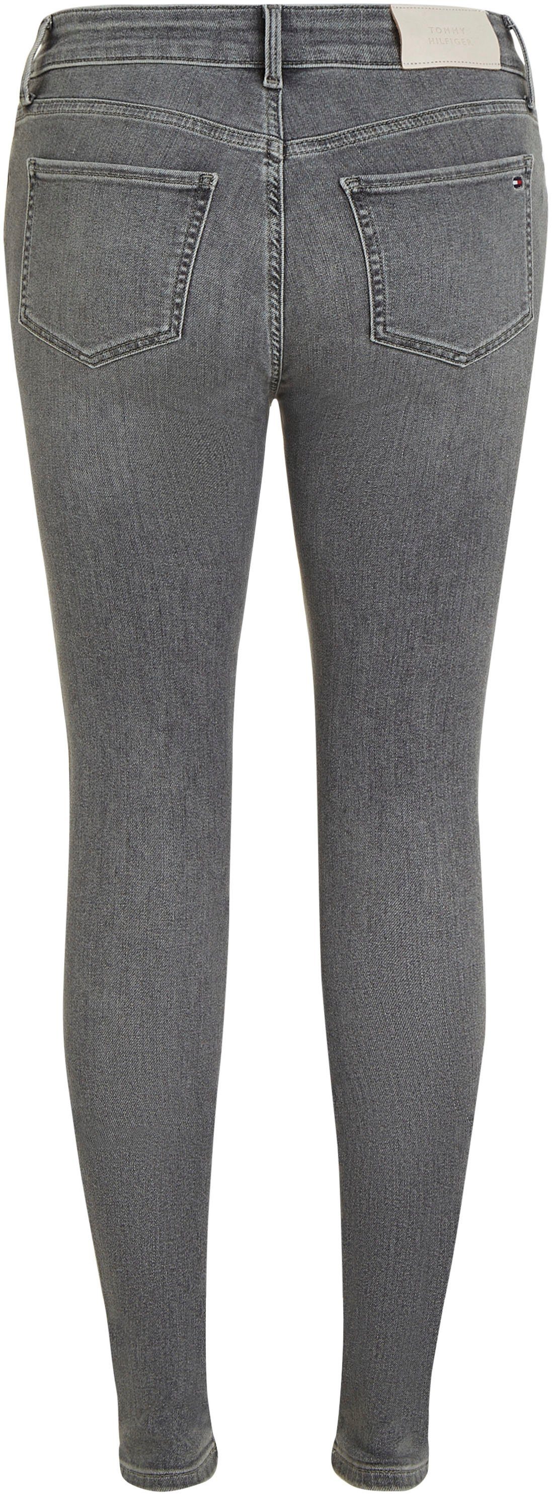 Tommy Hilfiger Skinny fit jeans TH FLEX COMO SKINNY RW GYA met tommy hilfiger logo-badge (TH FLEX COMO SKINNY RW)