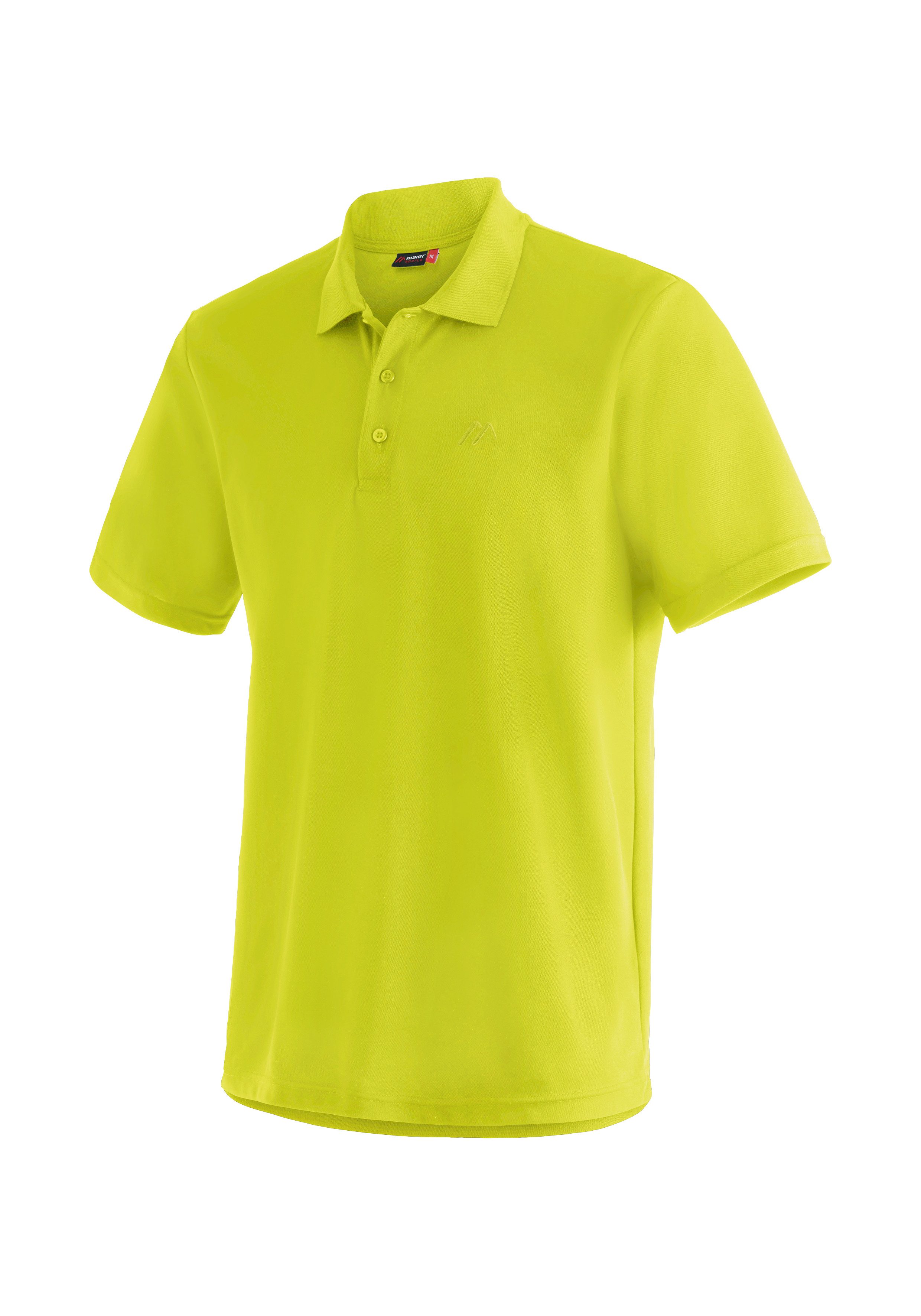 Maier Sports Functioneel shirt Ulrich Heren poloshirt, korte mouw vrijetijdsshirt met overhemdkraag, regular fit