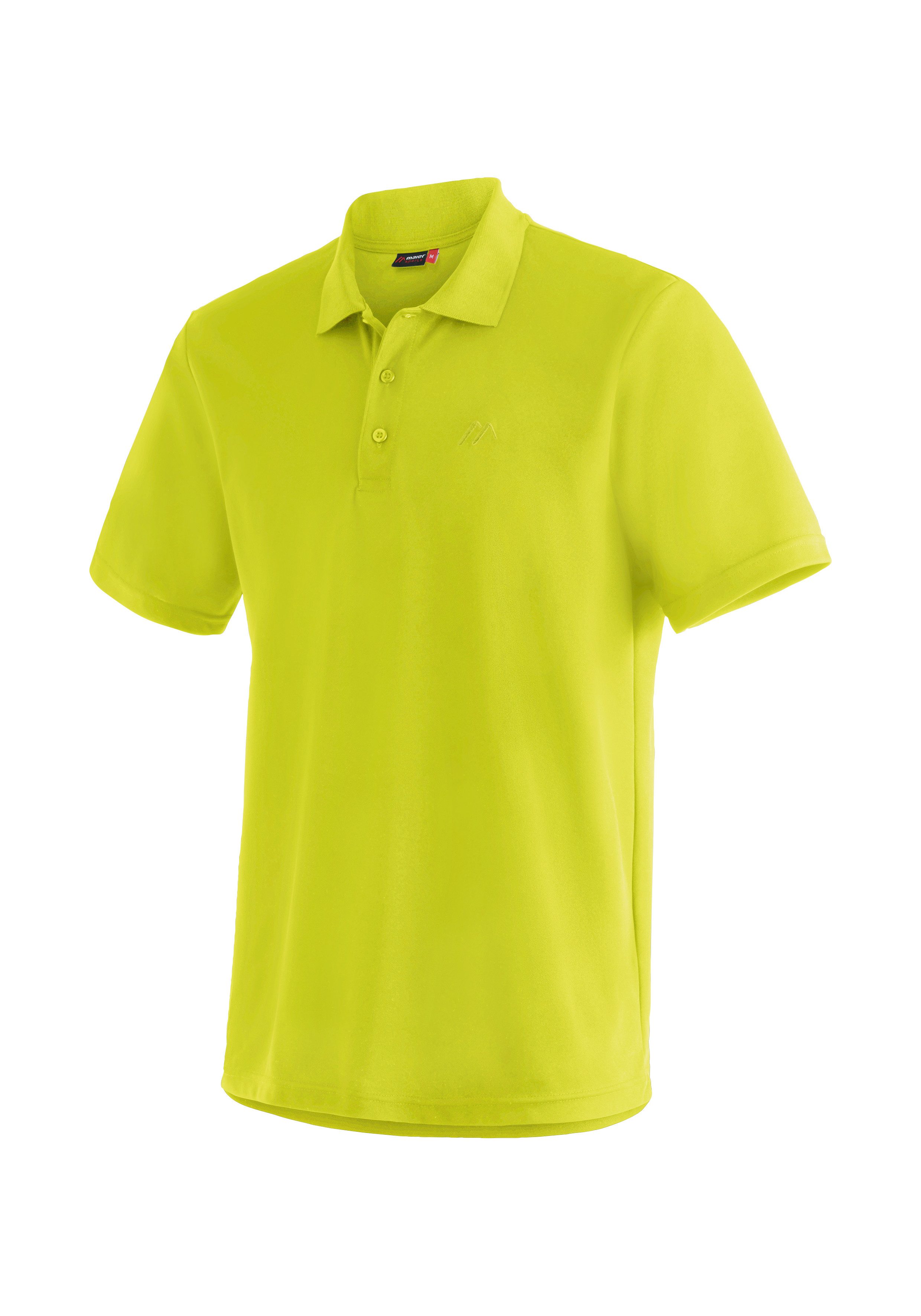 Maier Sports Functioneel shirt Ulrich Heren wandelshirt, comfortabel poloshirt voor wandelen en vrije tijd