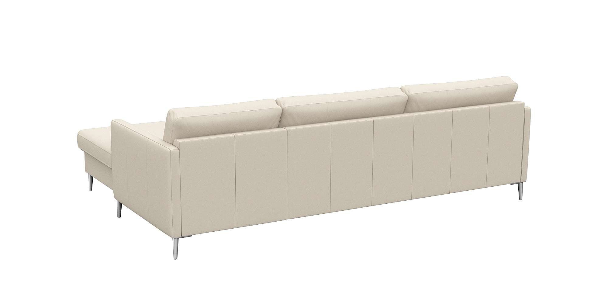 FLEXLUX Hoekbank Fiore, super zitcomfort door koudschuim in de zitting, L-vorm