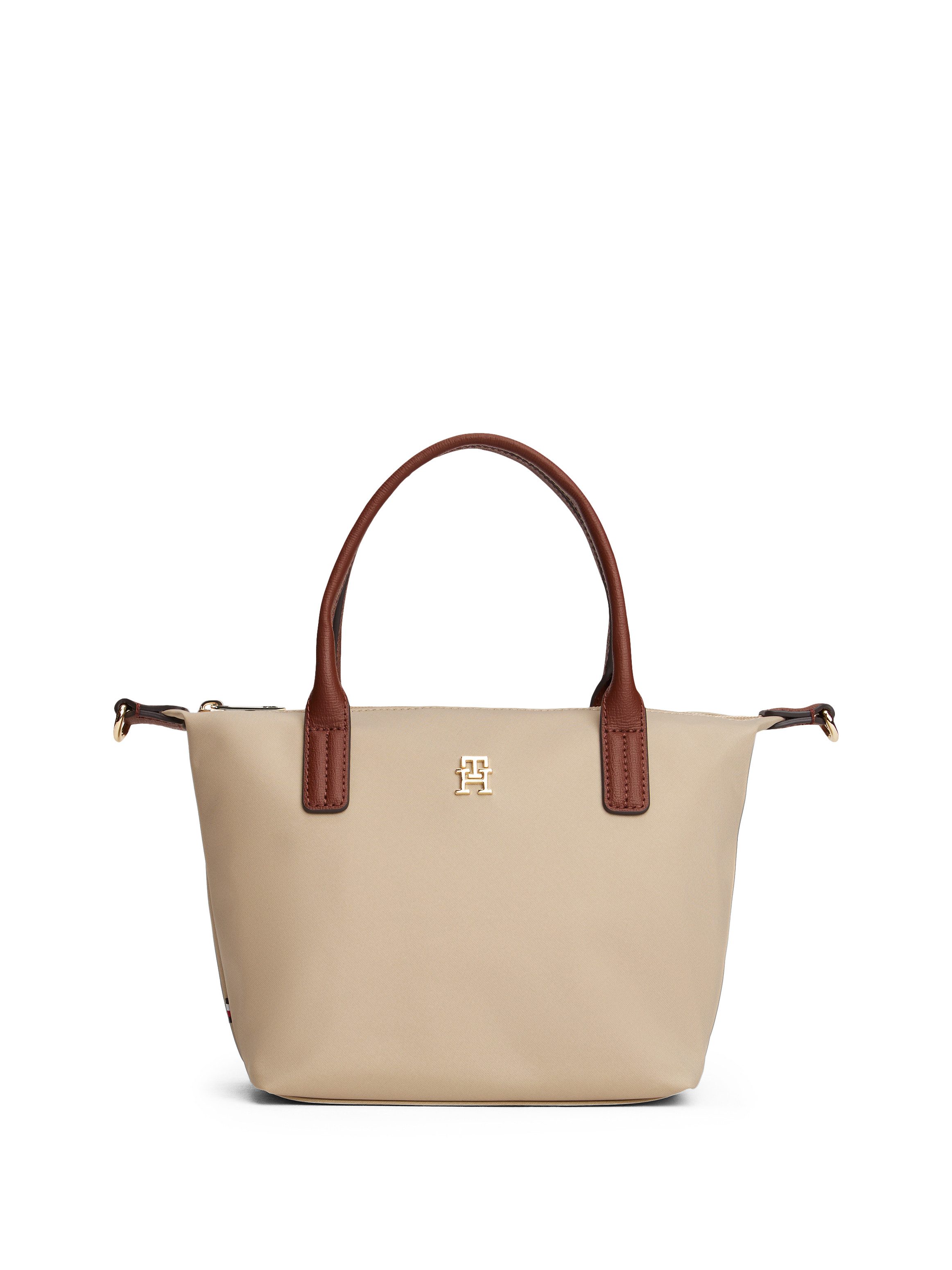 Tommy Hilfiger Draagtas POPETTE MINI TOTE , dames schoudertas, minibag met afneembare riem