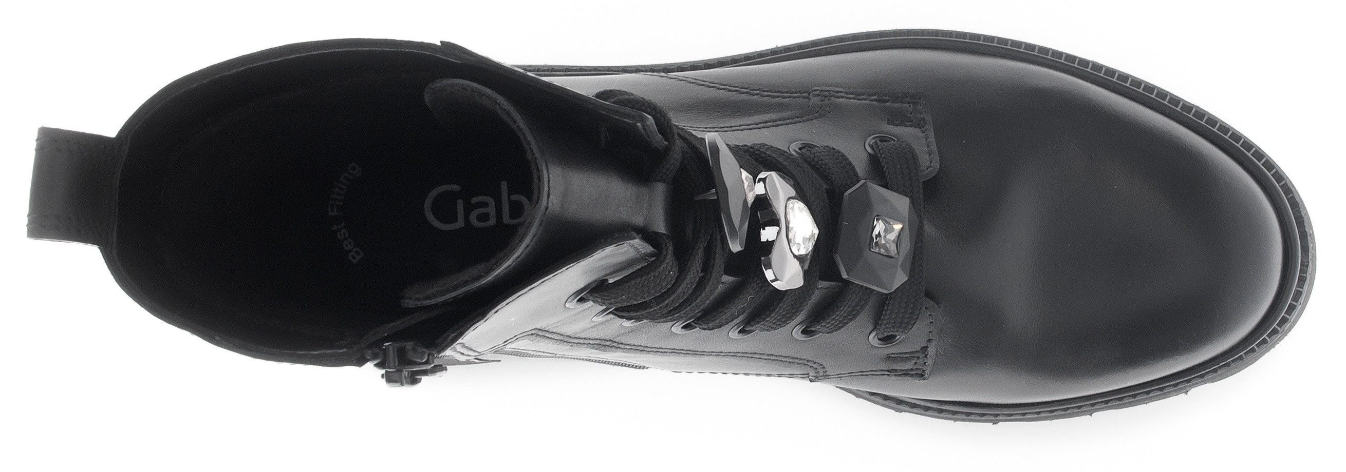 Gabor Veterschoenen blokhak, plateau, veterschoen met best fitting