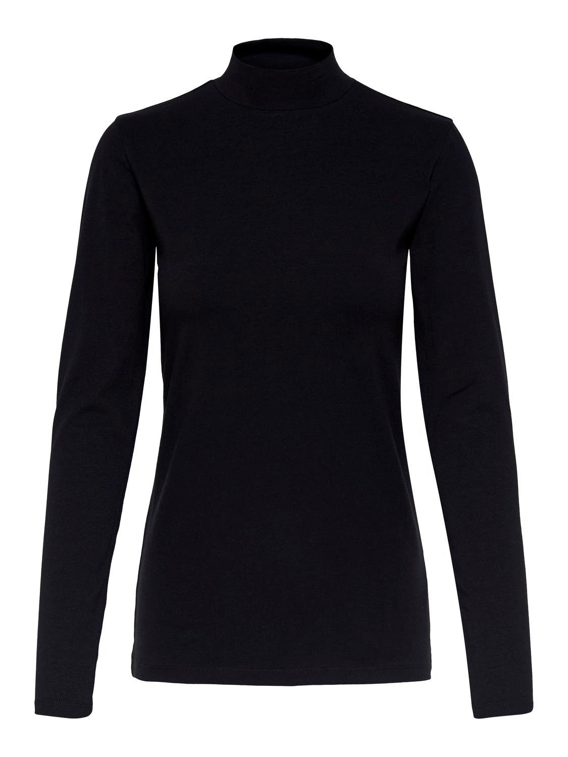 JDY Shirt met staande kraag JDYAVA NEW TURTLENECK TOP JRS NOOS
