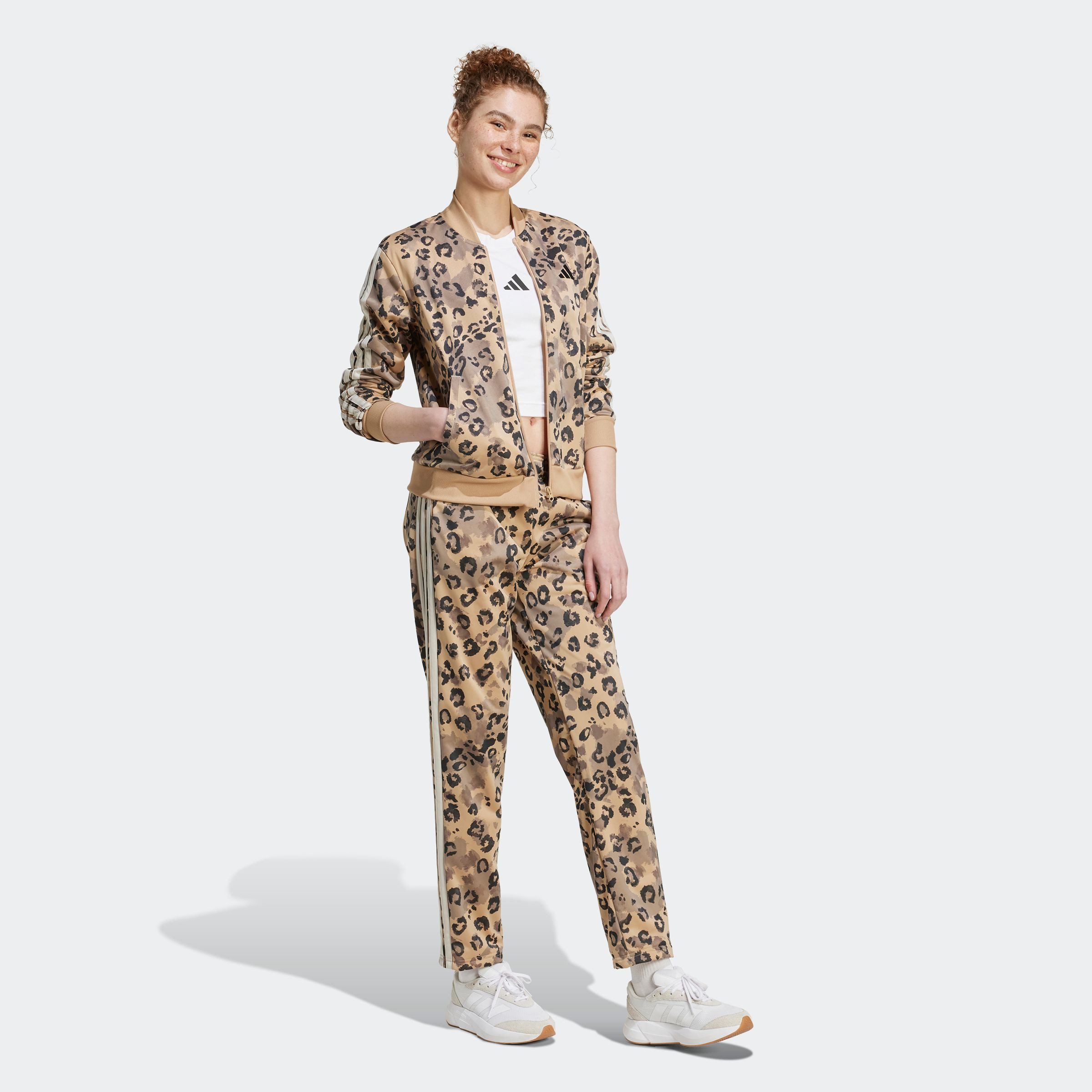 adidas Sportswear Trainingspak W 3S TR AOP TS (2-delig)
