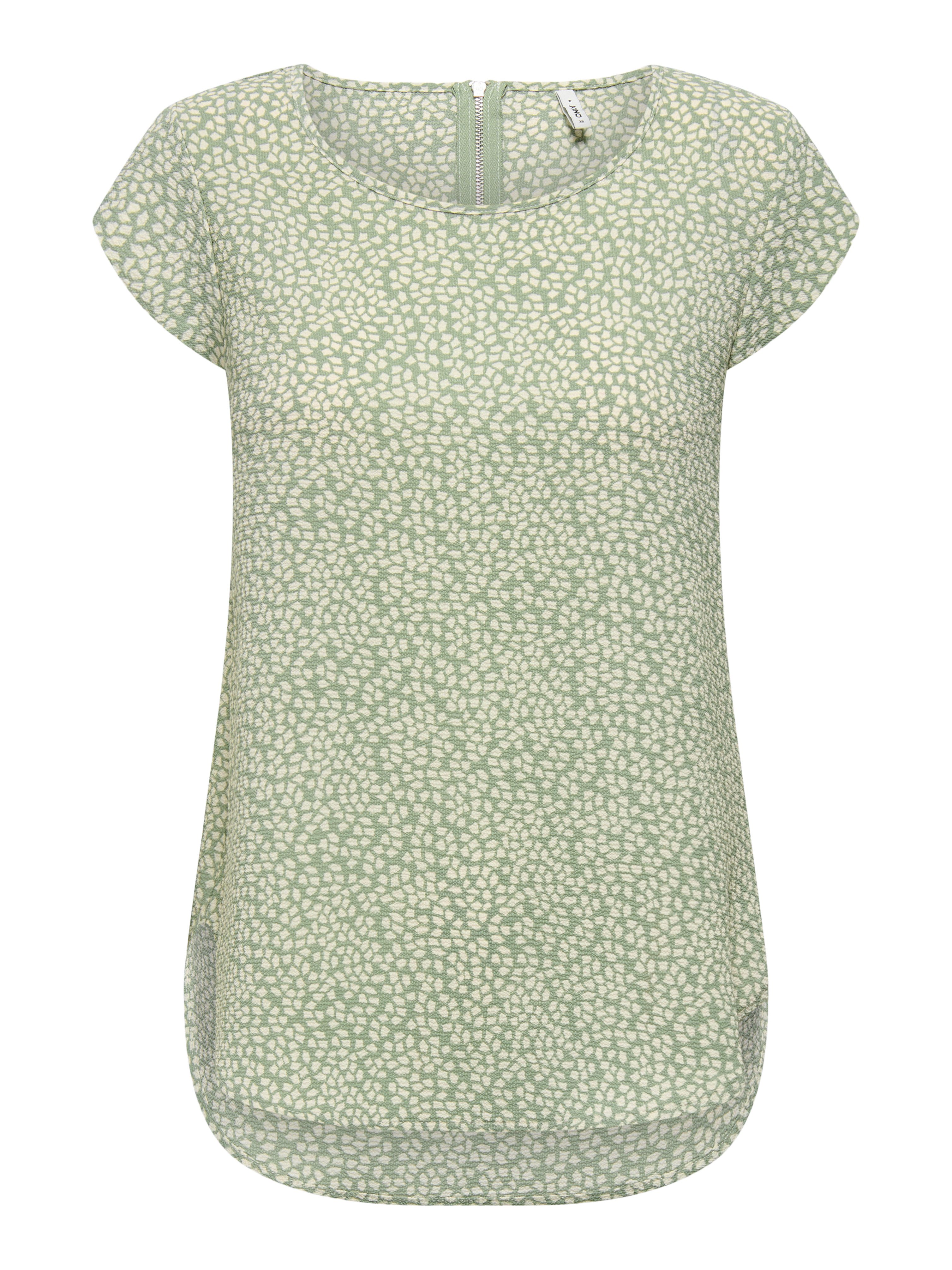 Only Shirtblouse ONLVIC S/S AOP TOP NOOS PTM