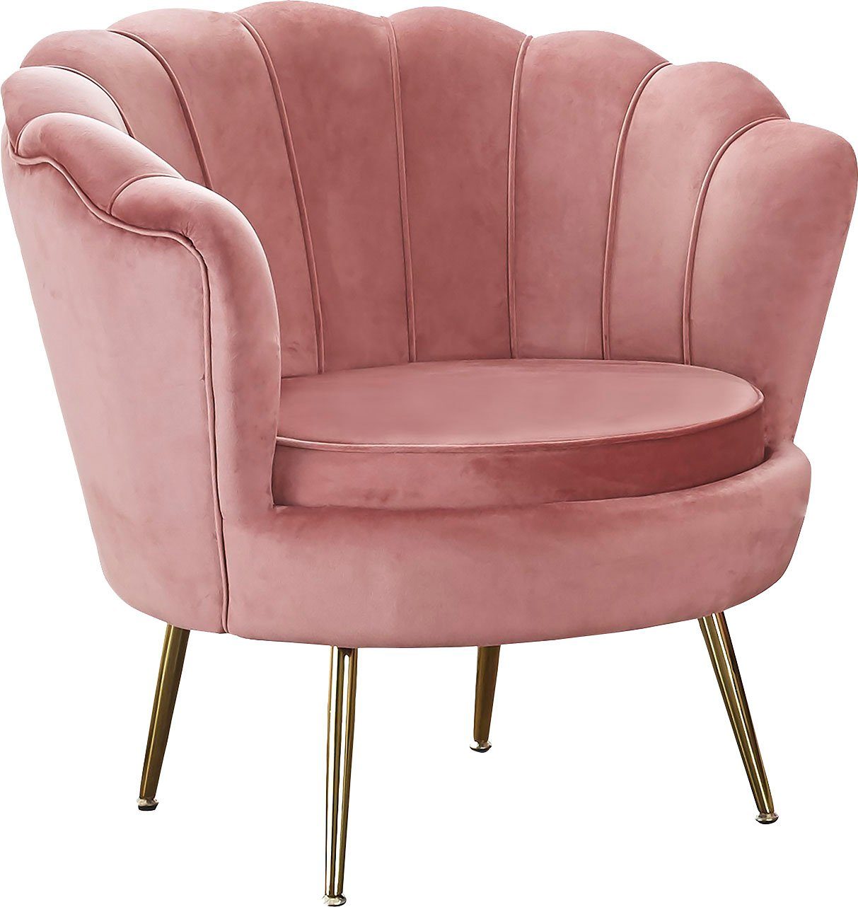 SalesFever Loungestoel Clam opvallend schelpdesign