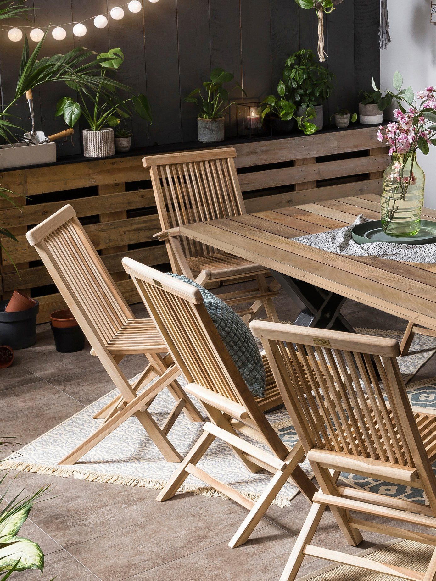 Home affaire Eettafel Aletsch gemaakt van onbehandeld hout, gerecycled steigerhout