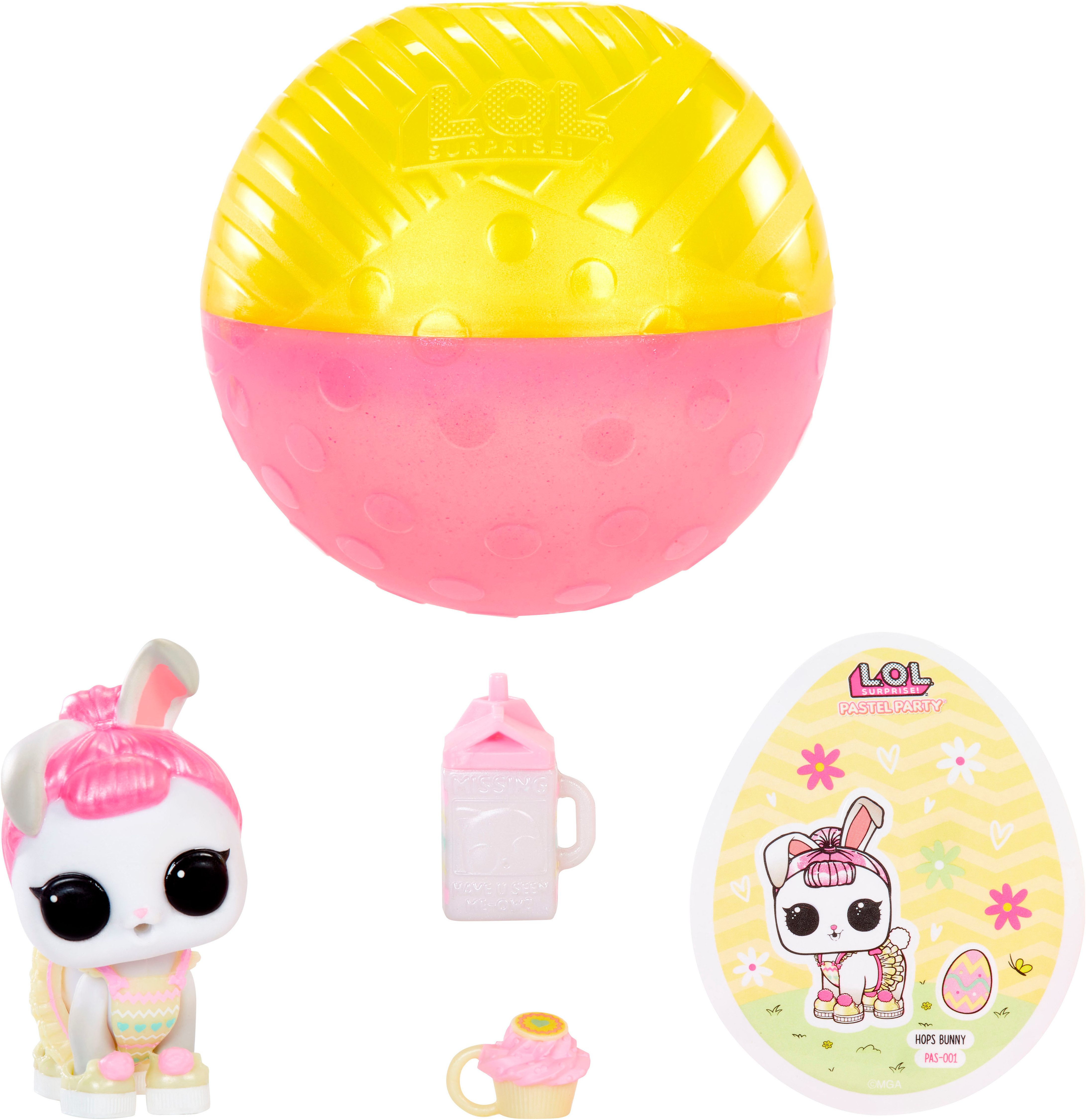L.O.L. SURPRISE! Aankleedpop L.O.L. Surprise Pastel Party Tots - Hops Bunny