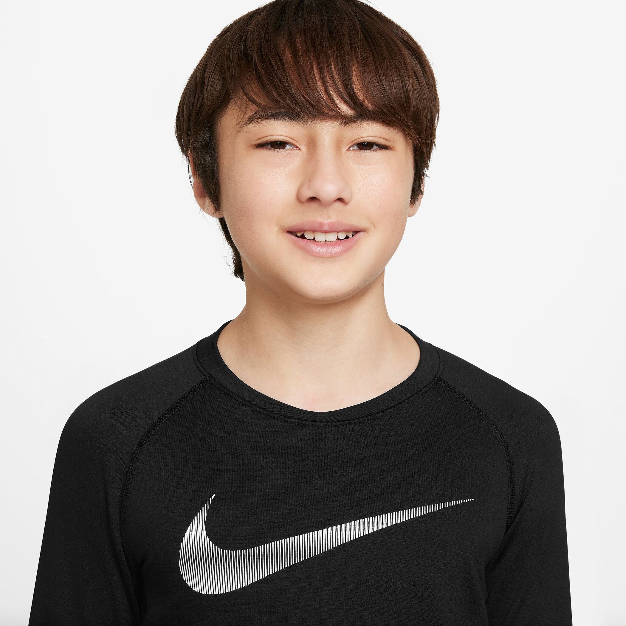 Nike Trainingsshirt PRO WARM BIG KIDS' (BOYS') LONG-SLEEVE TOP - voor kinderen