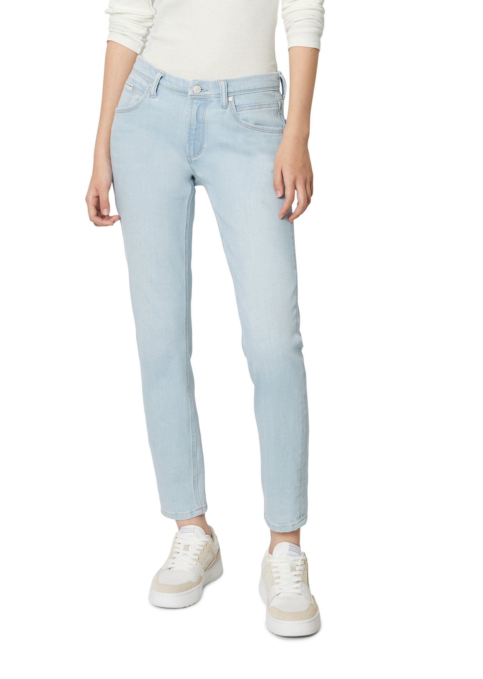 Marc O'Polo DENIM Cropped jeans in effen design model 'ALVA'