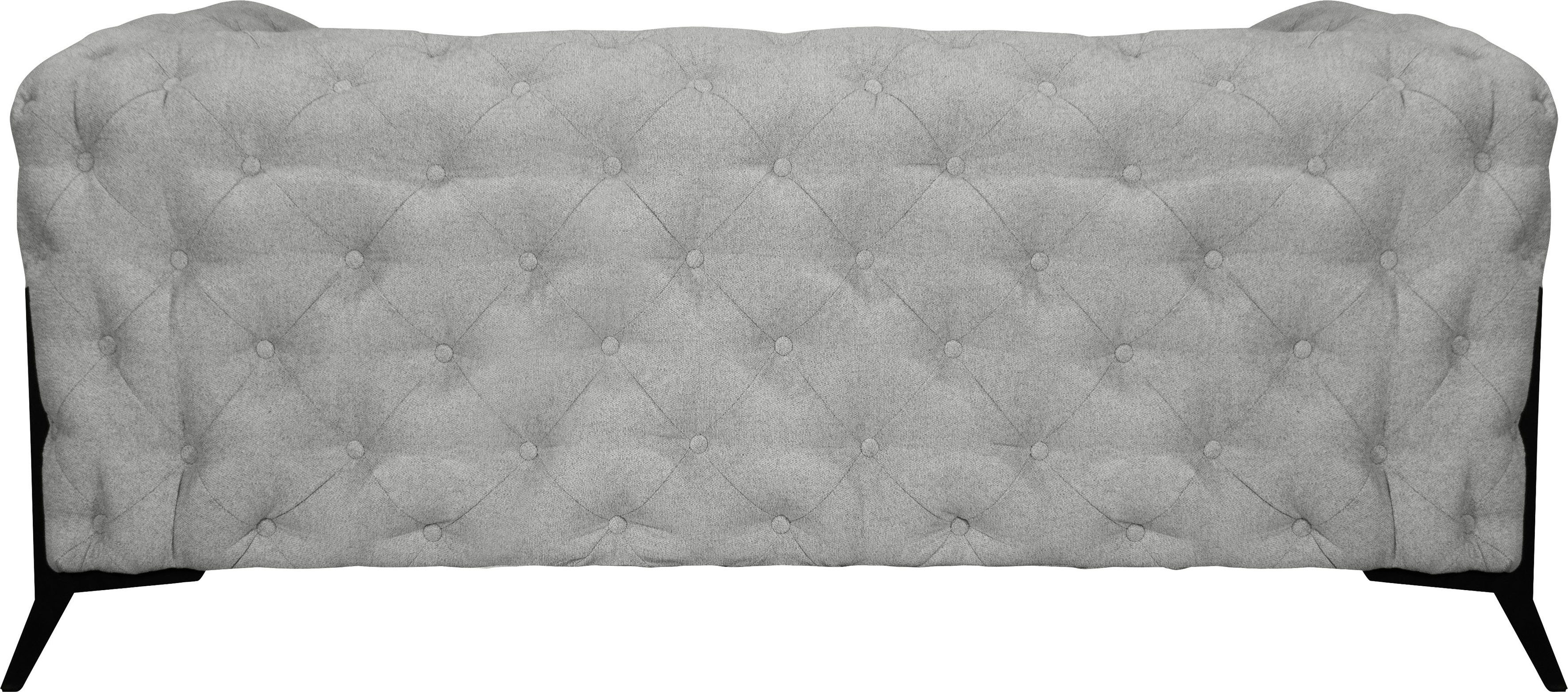 Leonique Chesterfield-bank Amaury luxueuze capitonnage, moderne chesterfield look, kleur van de poten ter keuze