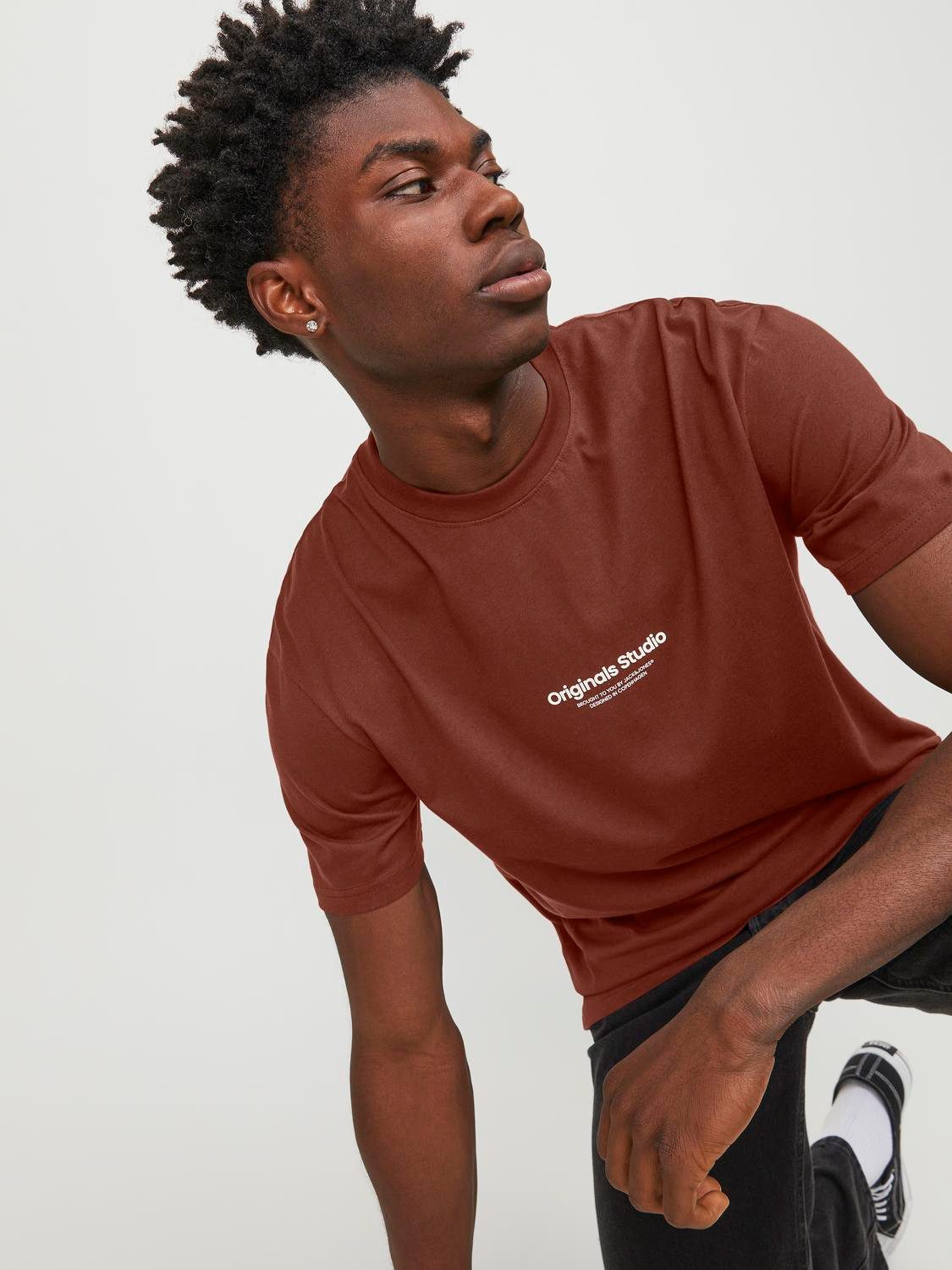 Jack & Jones Shirt met ronde hals JORVESTERBRO TEE SS CREW NECK NOOS