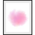 andas wanddecoratie sjurd met frame, zwart (1 stuk) roze
