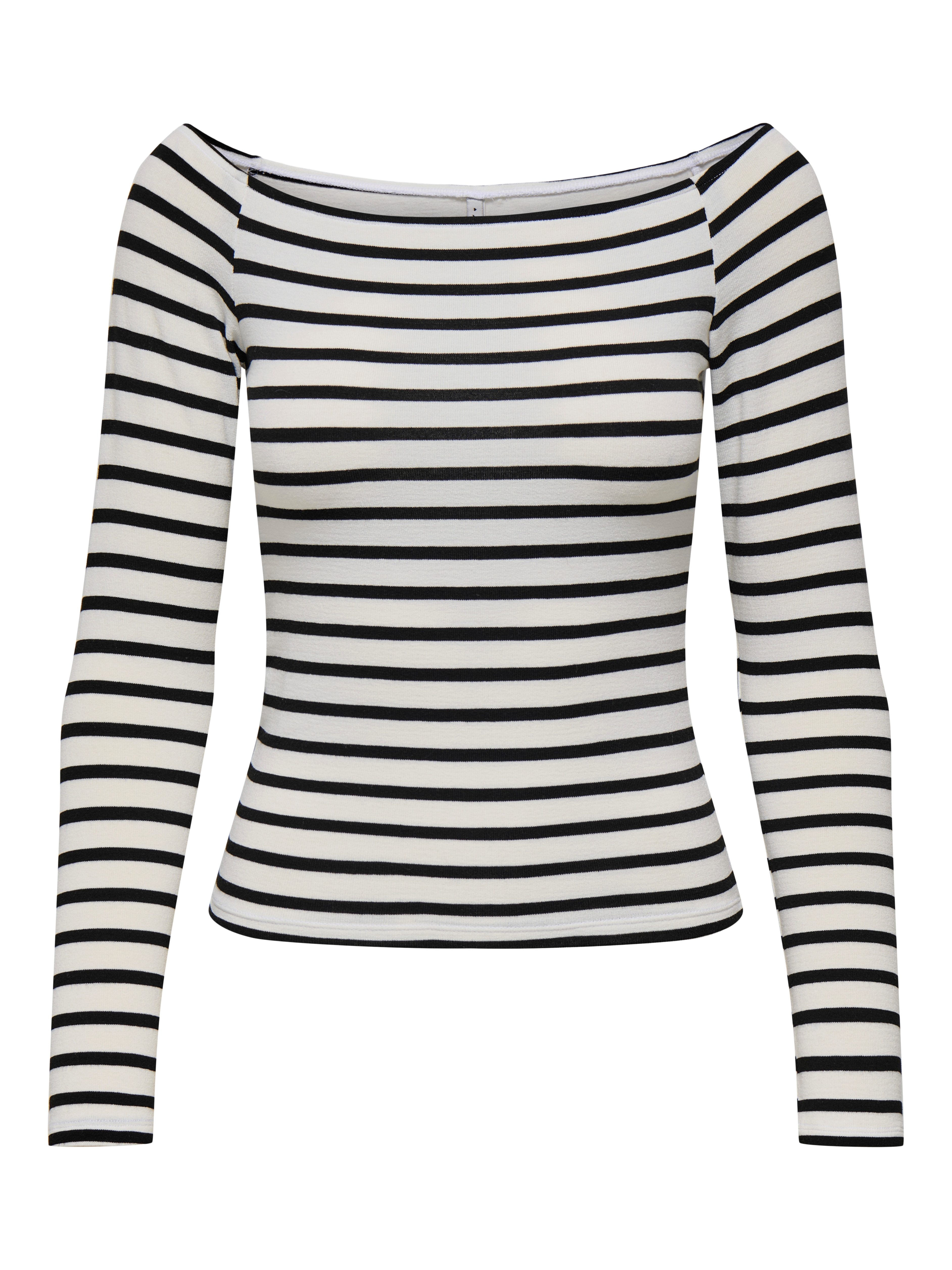 Only Shirt met lange mouwen ONLGLAMOUR L/S BOAT NECK TOP BOX CC JRS