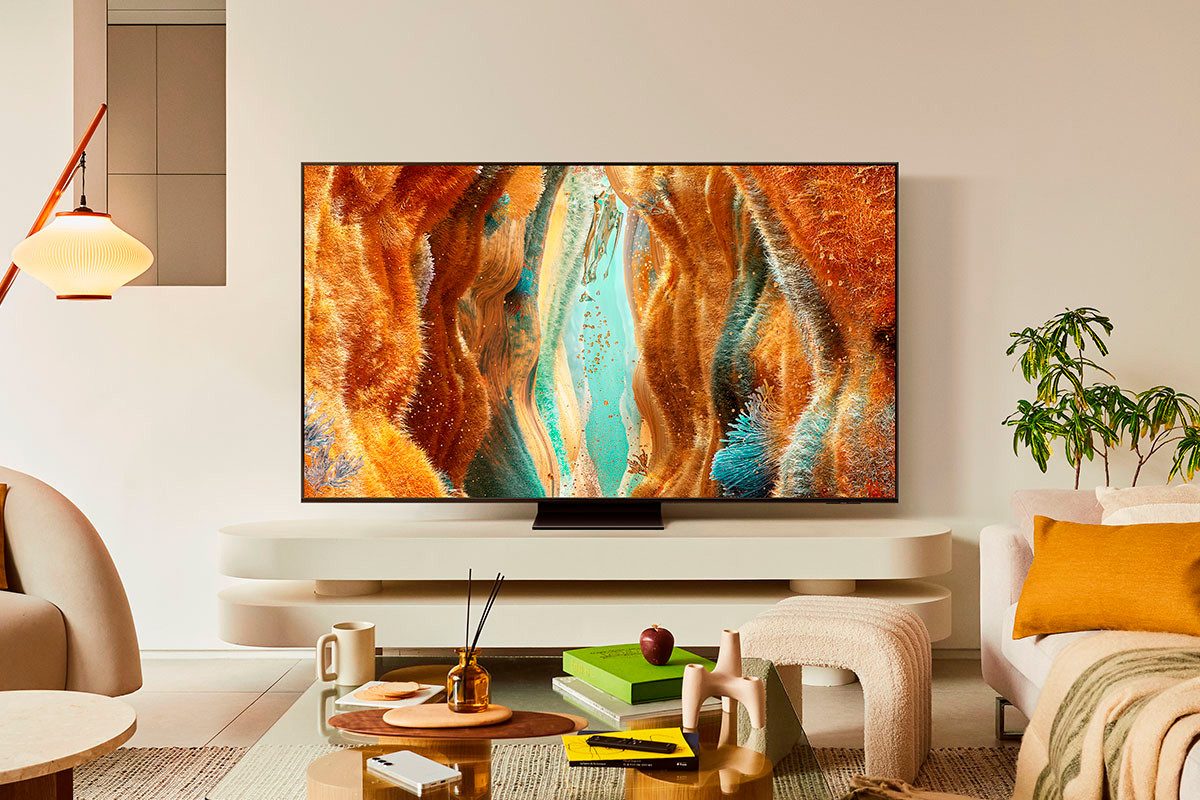 Samsung QLED-TV GQ65QN70FAU QLED Mini LED-televisie