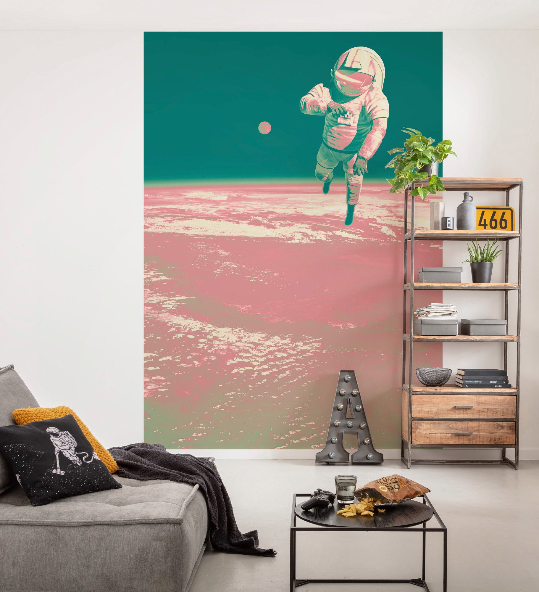 Komar Vliesbehang Digitale print vlies - Spacewalk - Afmeting 200 x 280 cm