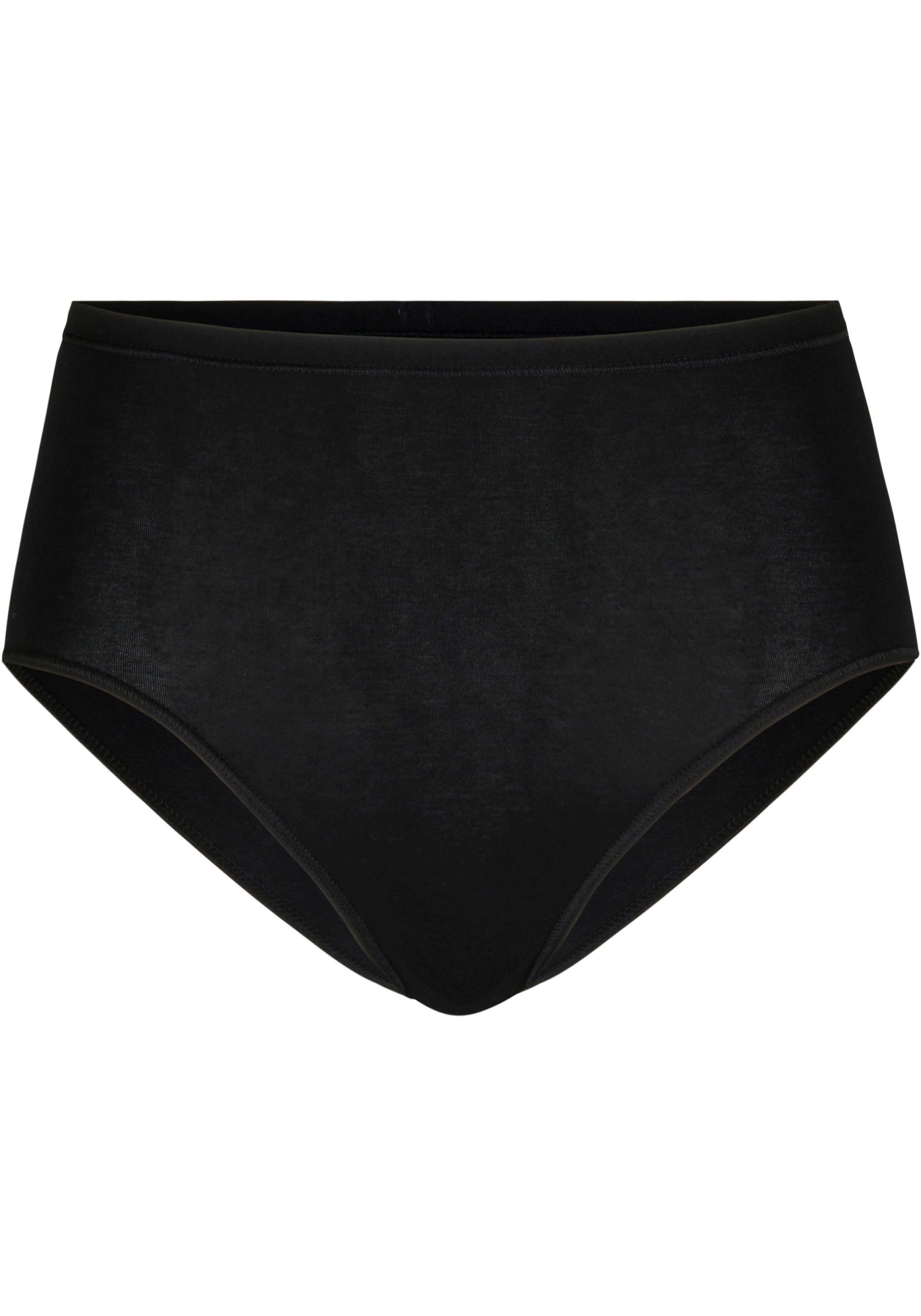 CALIDA High-waist-slip Natural Comfort met natuurlijke glans en gladde grip