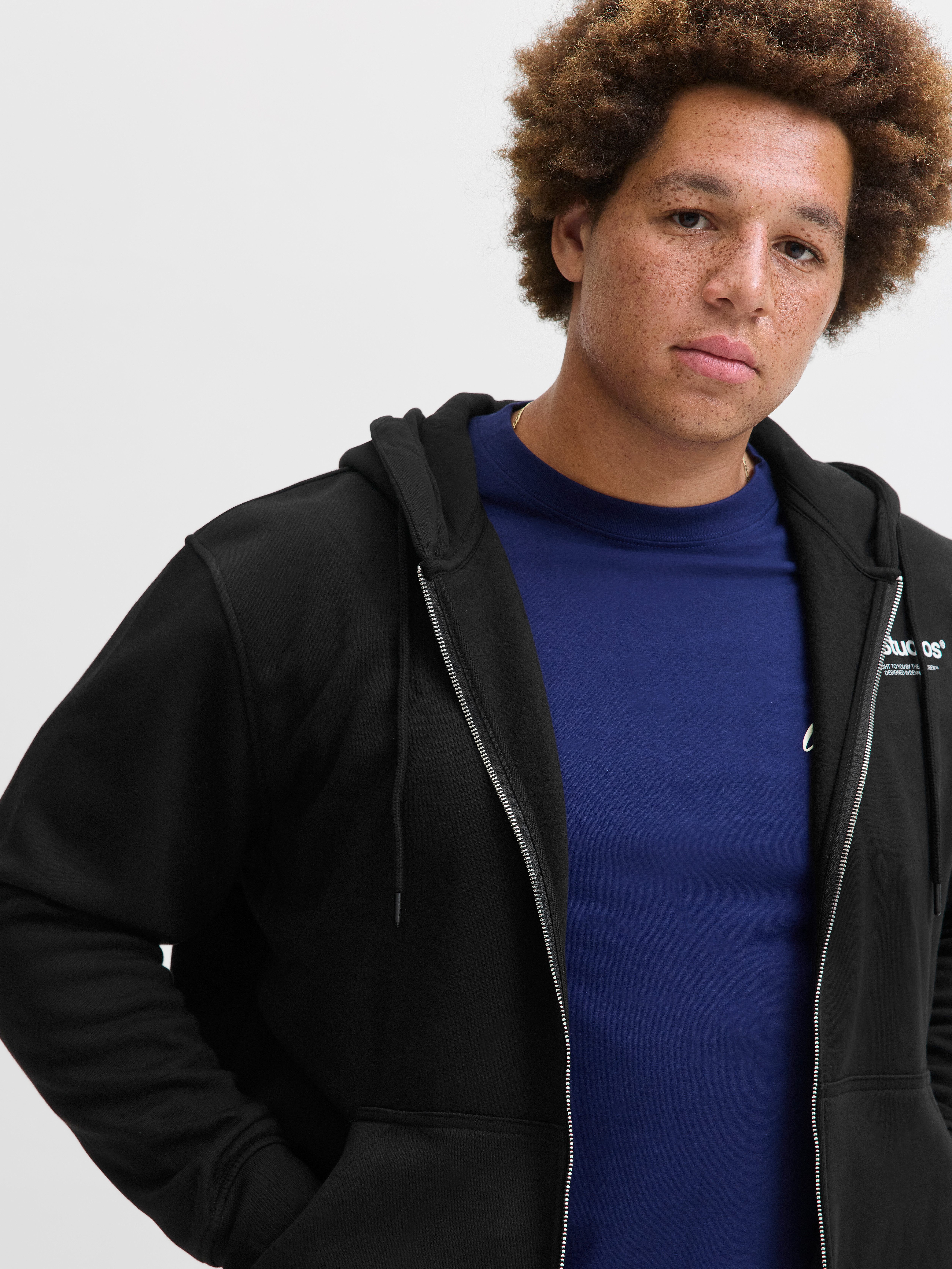 Jack & Jones PlusSize Hoodie JJESOHO SWEAT ZIP HOOD NOOS PLS