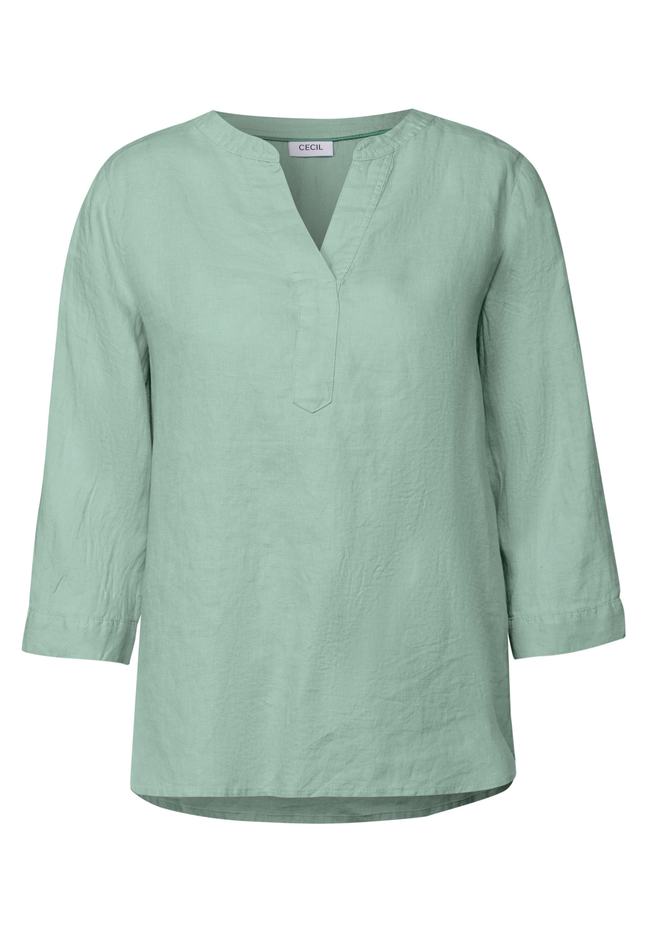 Cecil Blouse zonder sluiting met 3/4-mouwen en turn-up