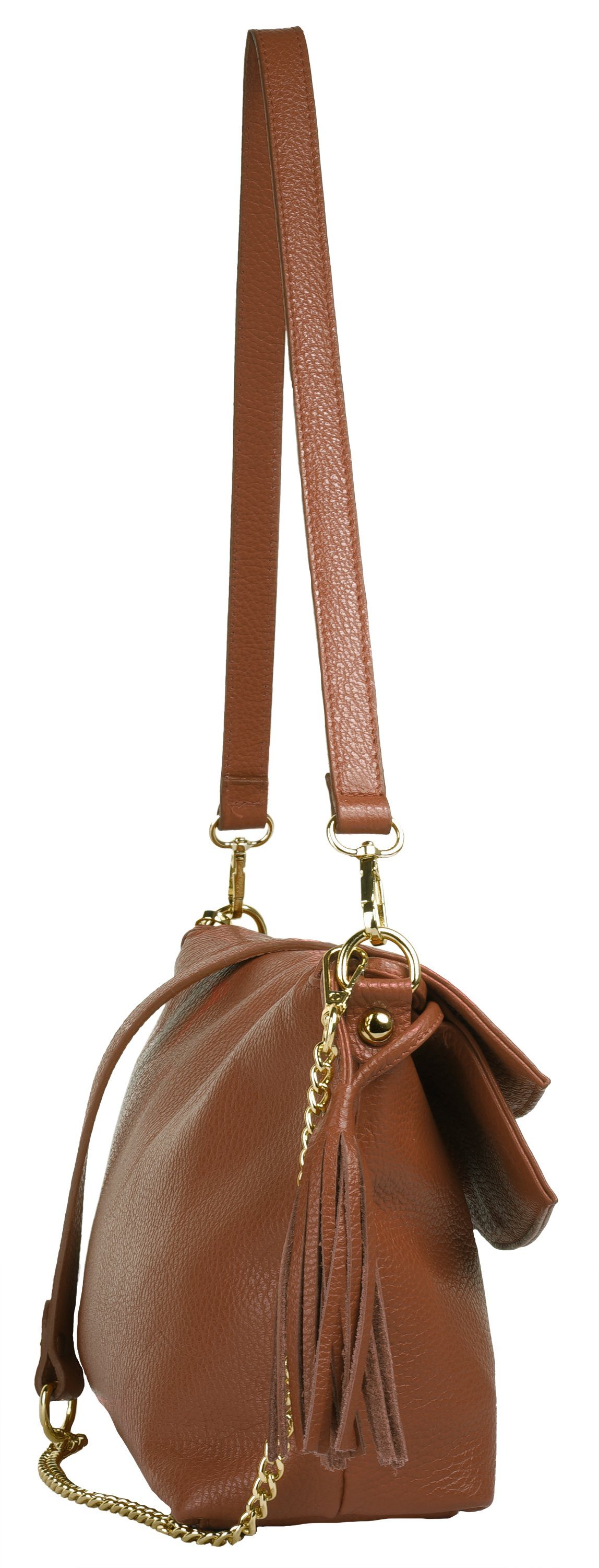Samantha Look Schoudertas echt leer, made in italy