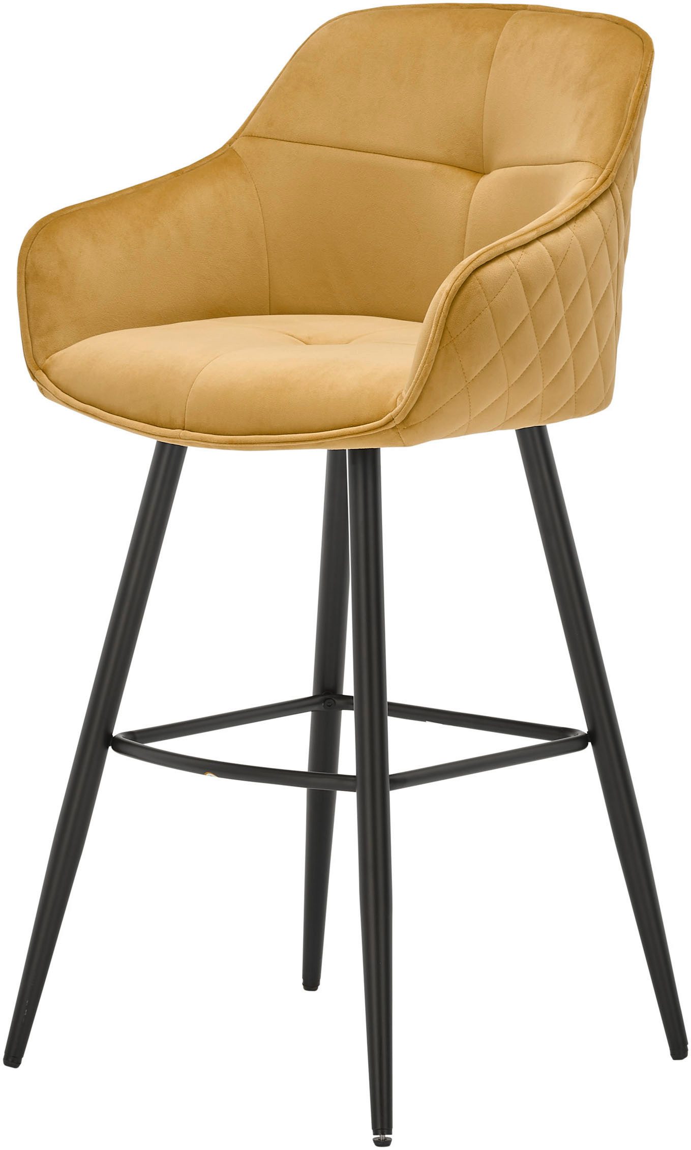Stolkom Barkruk EMMA Comfort zithoogte 73 cm, 180° draaibaar auto return functie (set, 2 stuks)