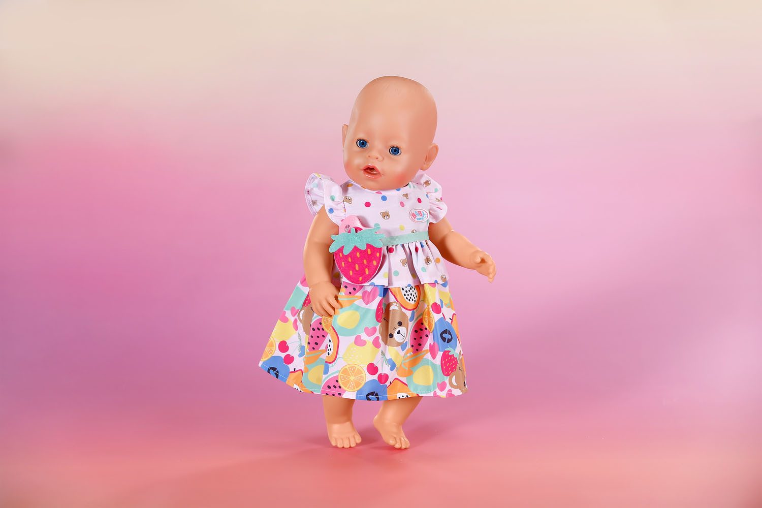 Baby Born Poppenkleding Kleid Früchte, 43 cm