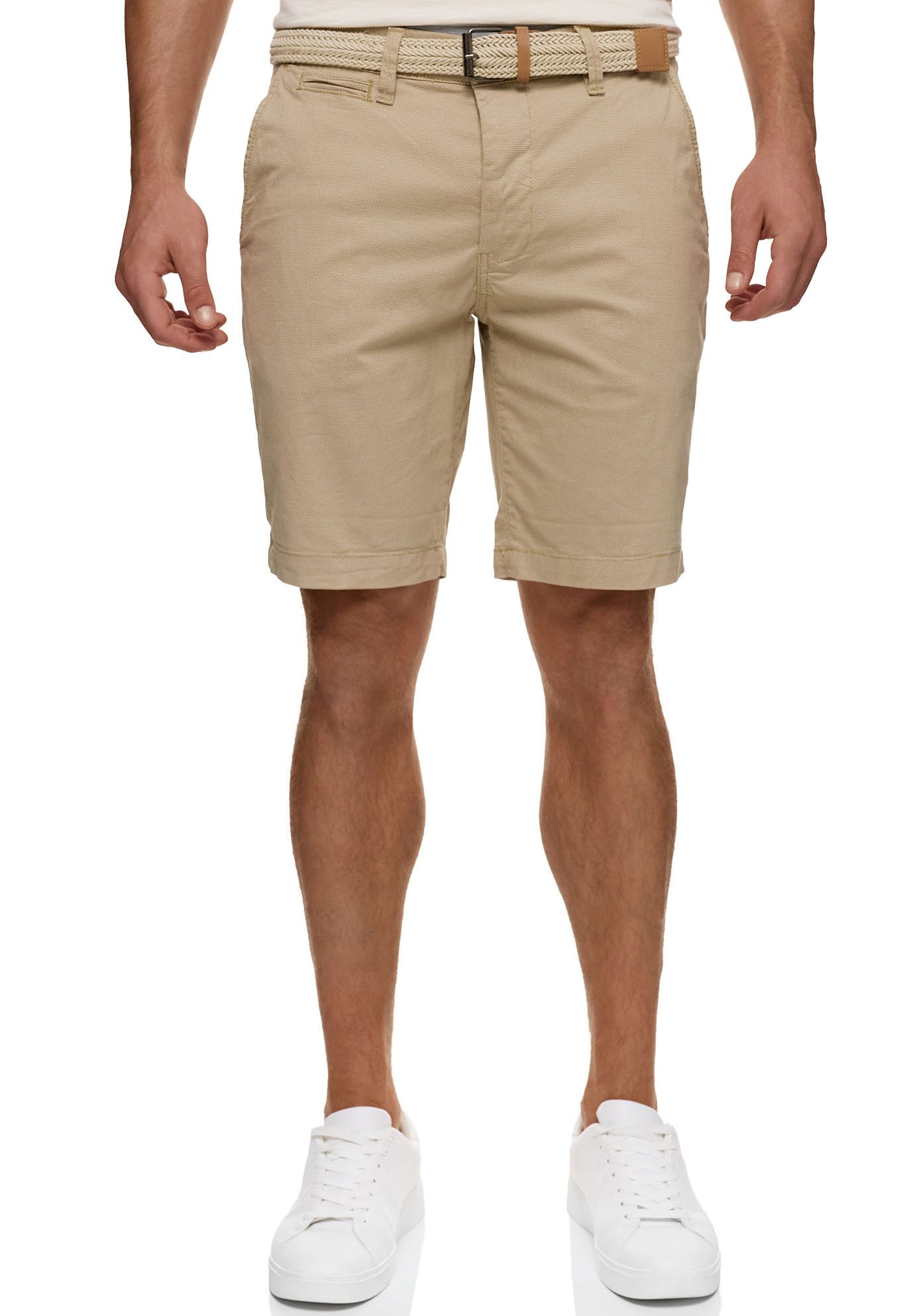 Indicode Chino-short heren bermuda broeken maat L bruin