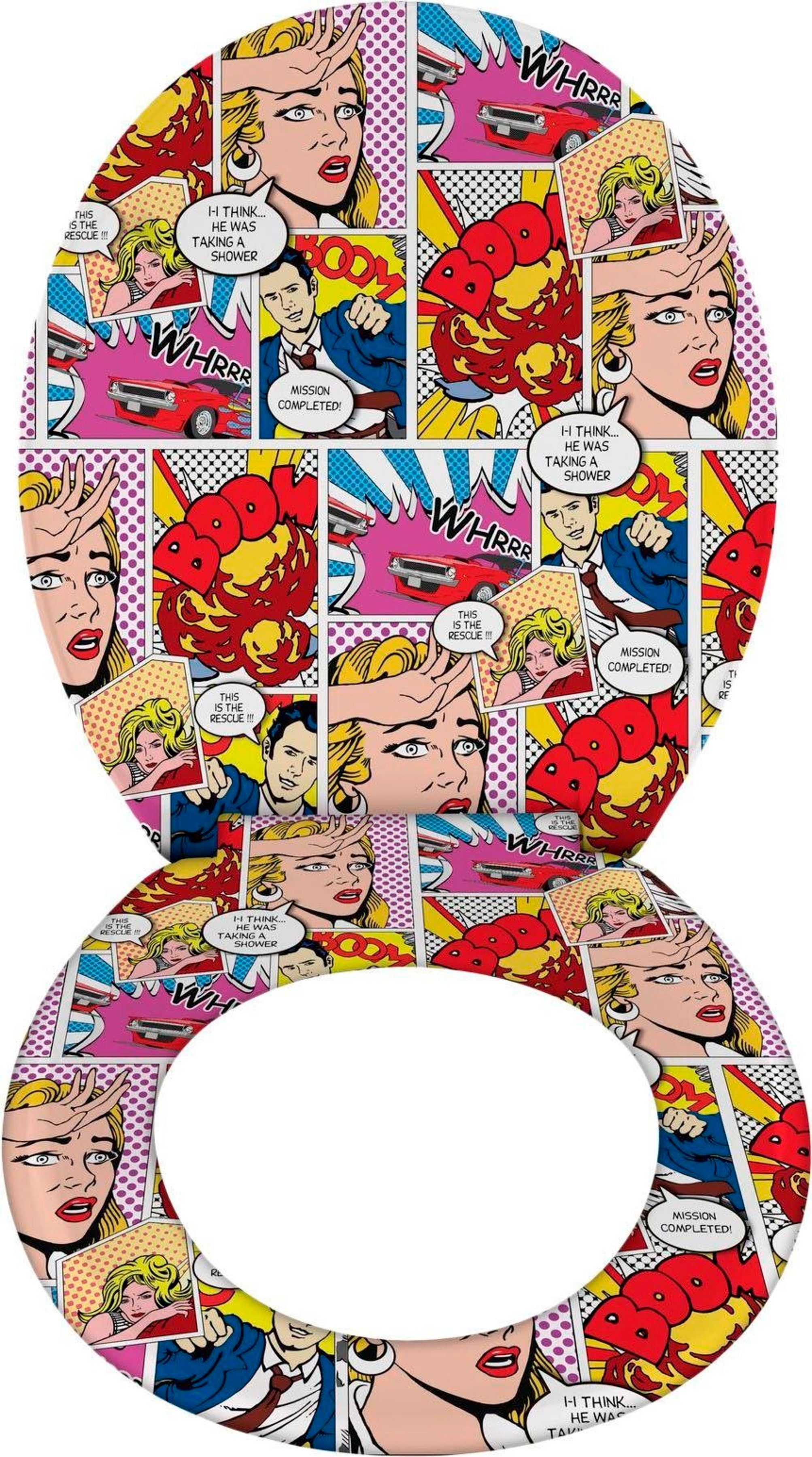 WENKO Toiletzitting Popart
