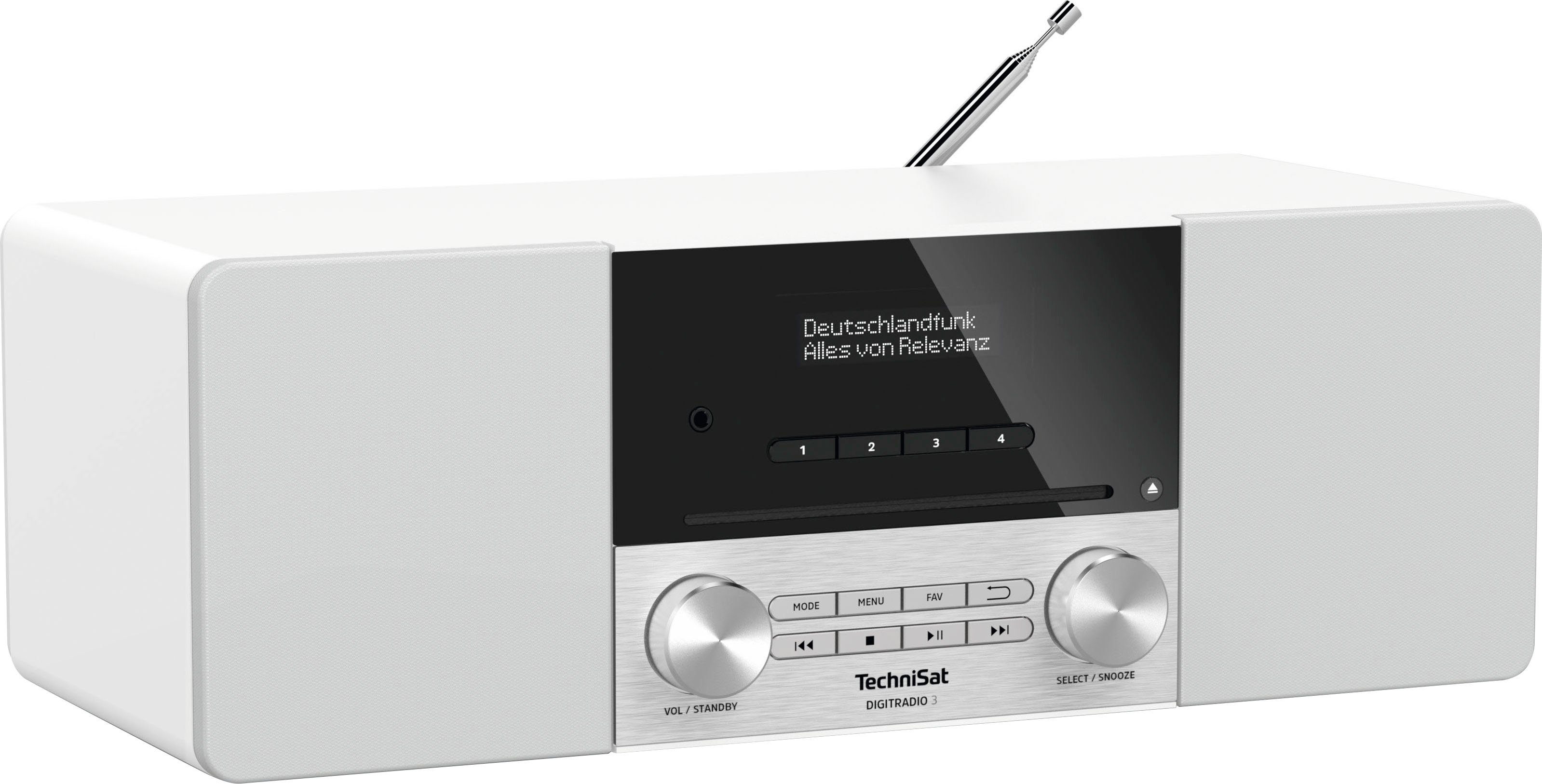 TechniSat Digitale radio (DAB+) DIGITRADIO 3 Cd-speler, made in Germany
